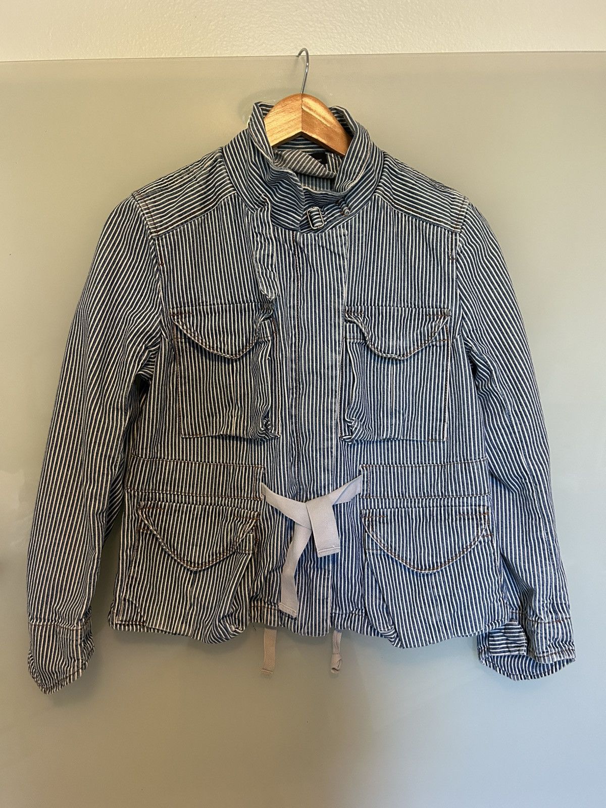 Isabel Marant Etoile isabel marant pinstripe military jacket Size XS / US 0-2 / IT 36-38 - 1 Thumbnail