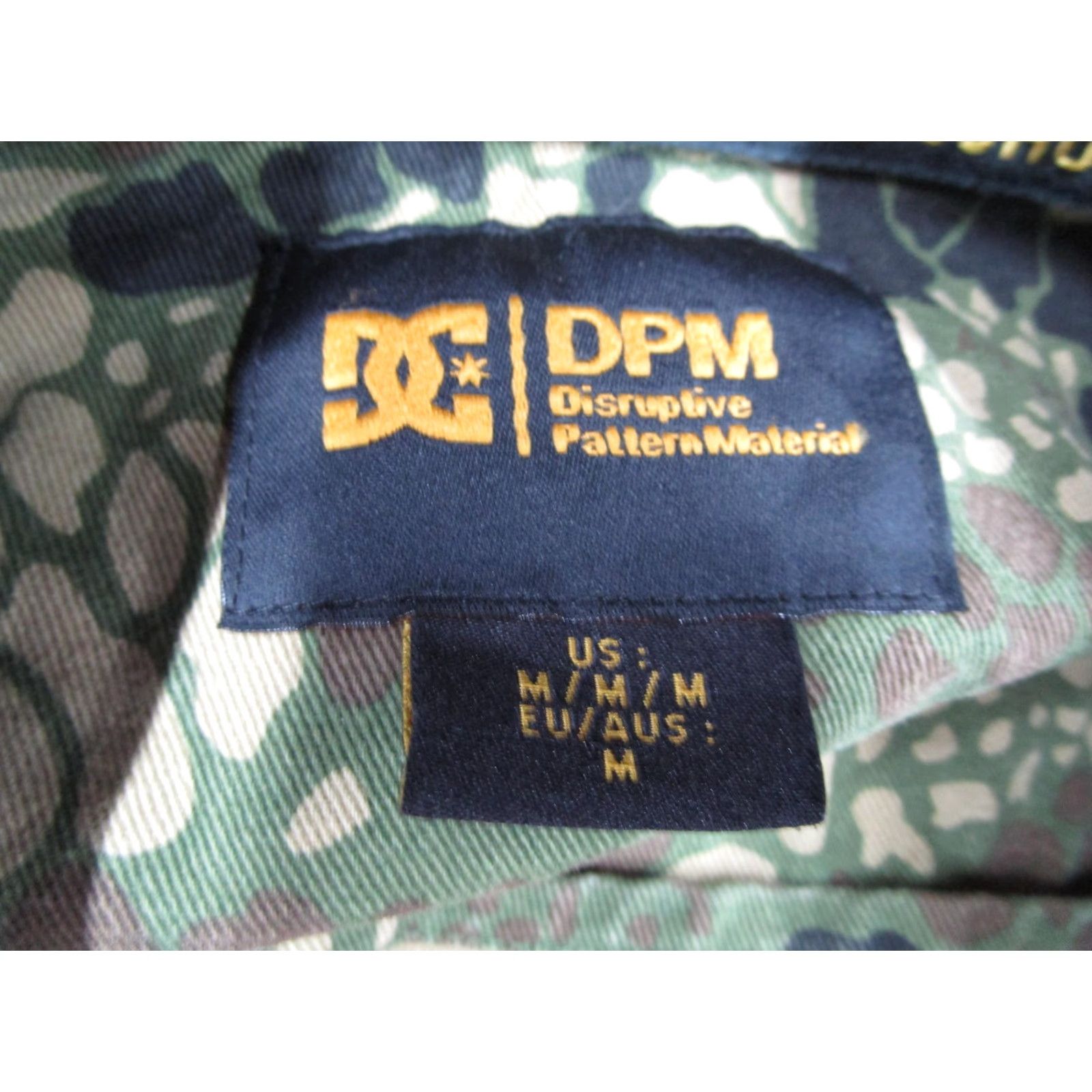 Vintage DC Shoes Jacket Mens Medium Green Camo DPM Disruptive Pattern Twill Size US M / EU 48-50 / 2 - 3 Thumbnail