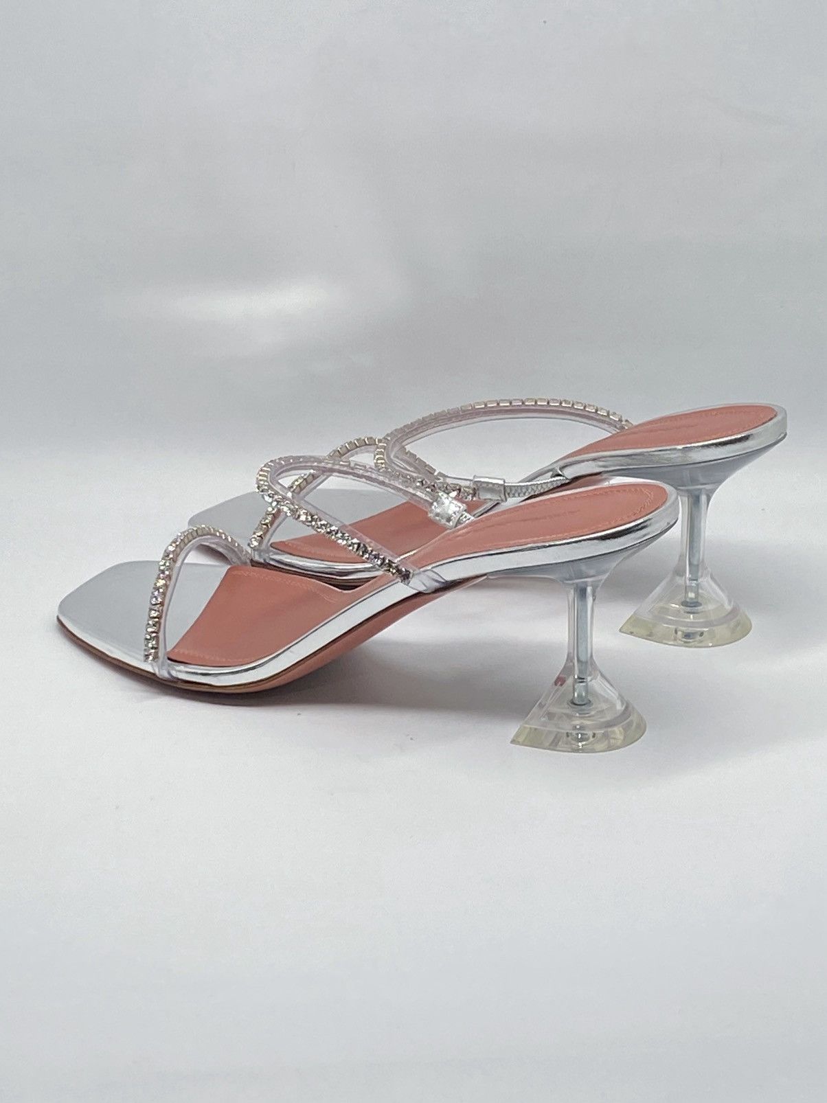Amina Muaddi Amina Muaddi Gilda embellished PVC mules size 36.5 Size US 6.5 / IT 36.5 - 9 Thumbnail