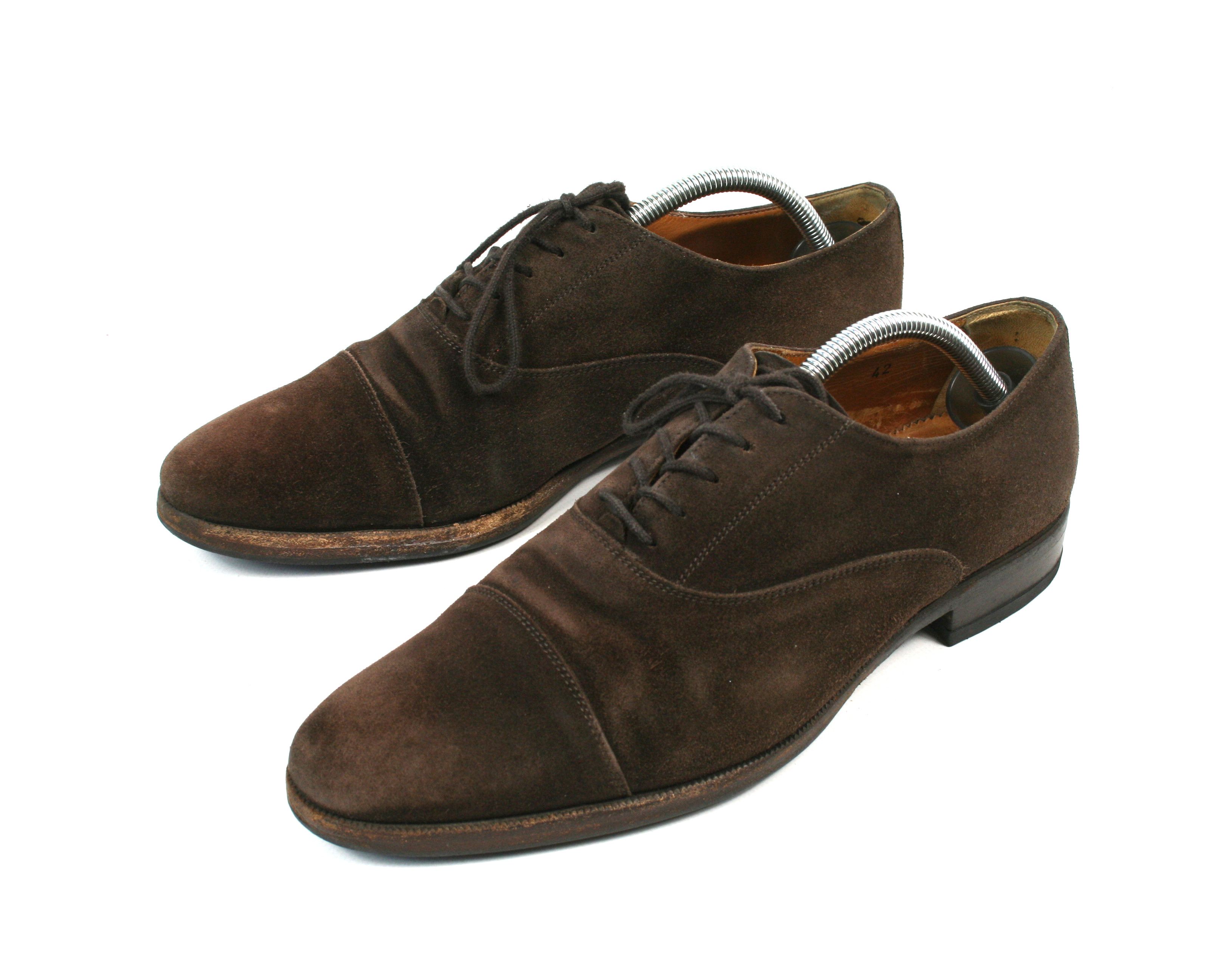 Scarosso Suede Derby Shoes Size US 9 / EU 42 - 2 Thumbnail