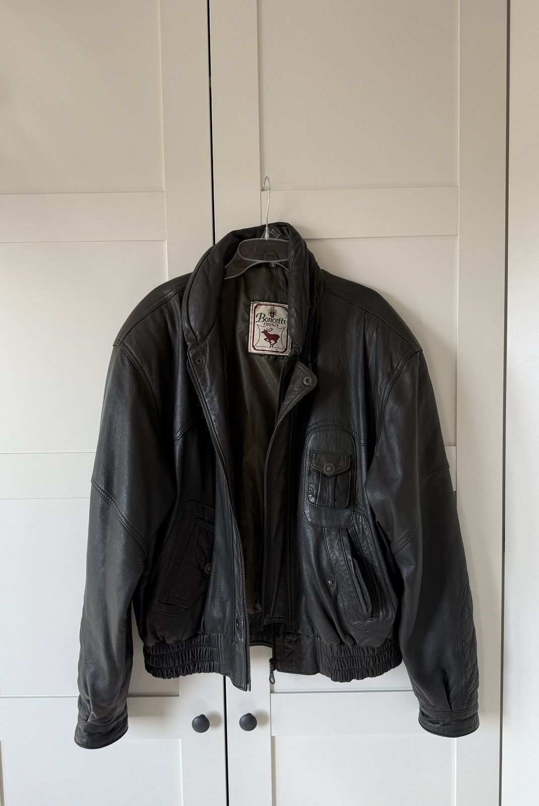 Other Boncerti Firenze leather jacket rare size.S Size US S / EU 44-46 / 1 - 6 Thumbnail