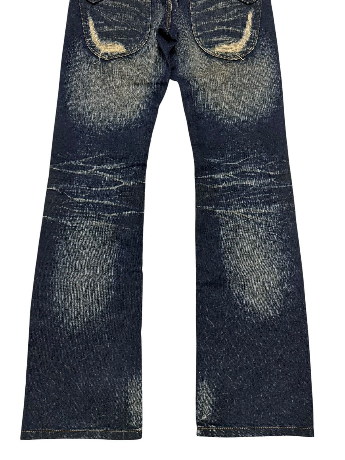 If Six Was Nine Flared Jeans Nicole Club Japan Boot Cut Denim Size US 29 - 11 Thumbnail