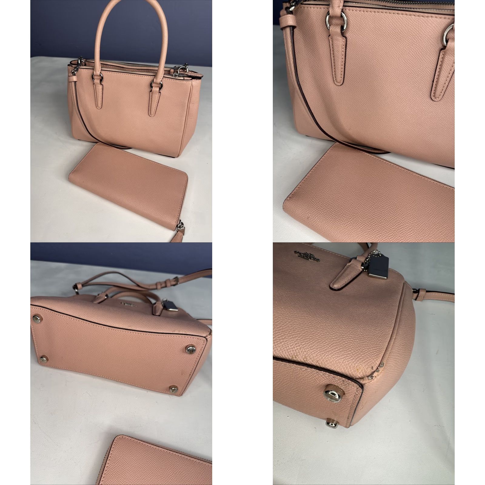 Coach Coach Bag Crossbody Mini Surrey Carryall Pink With Wallet Women Purse Size ONE SIZE - 9 Thumbnail