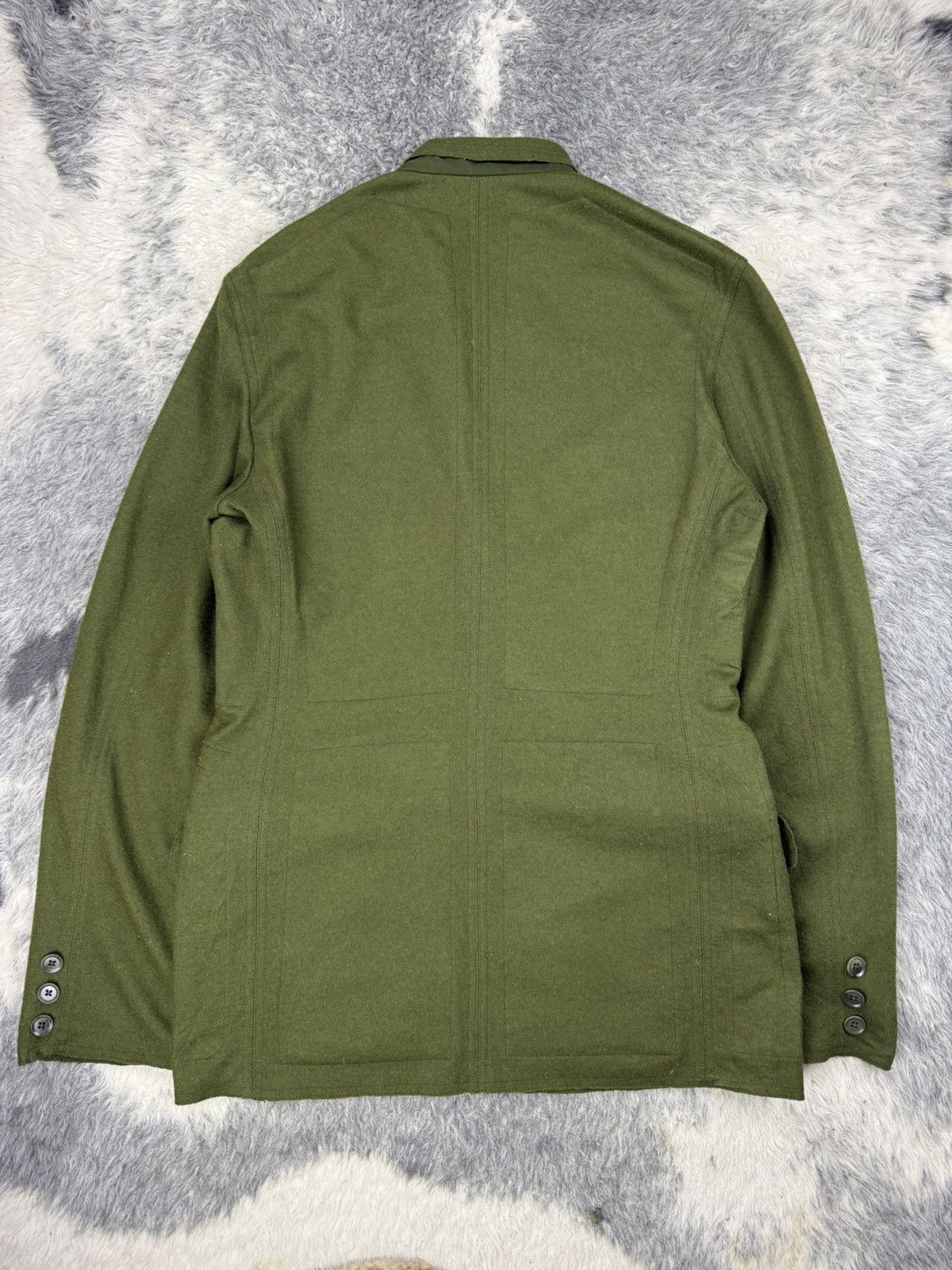 Yohji Yamamoto FW2013 YohjiYamamoto x Adidas Y-3 Utility Padded Wool Blazer Size US M / EU 48-50 / 2 - 21 Thumbnail