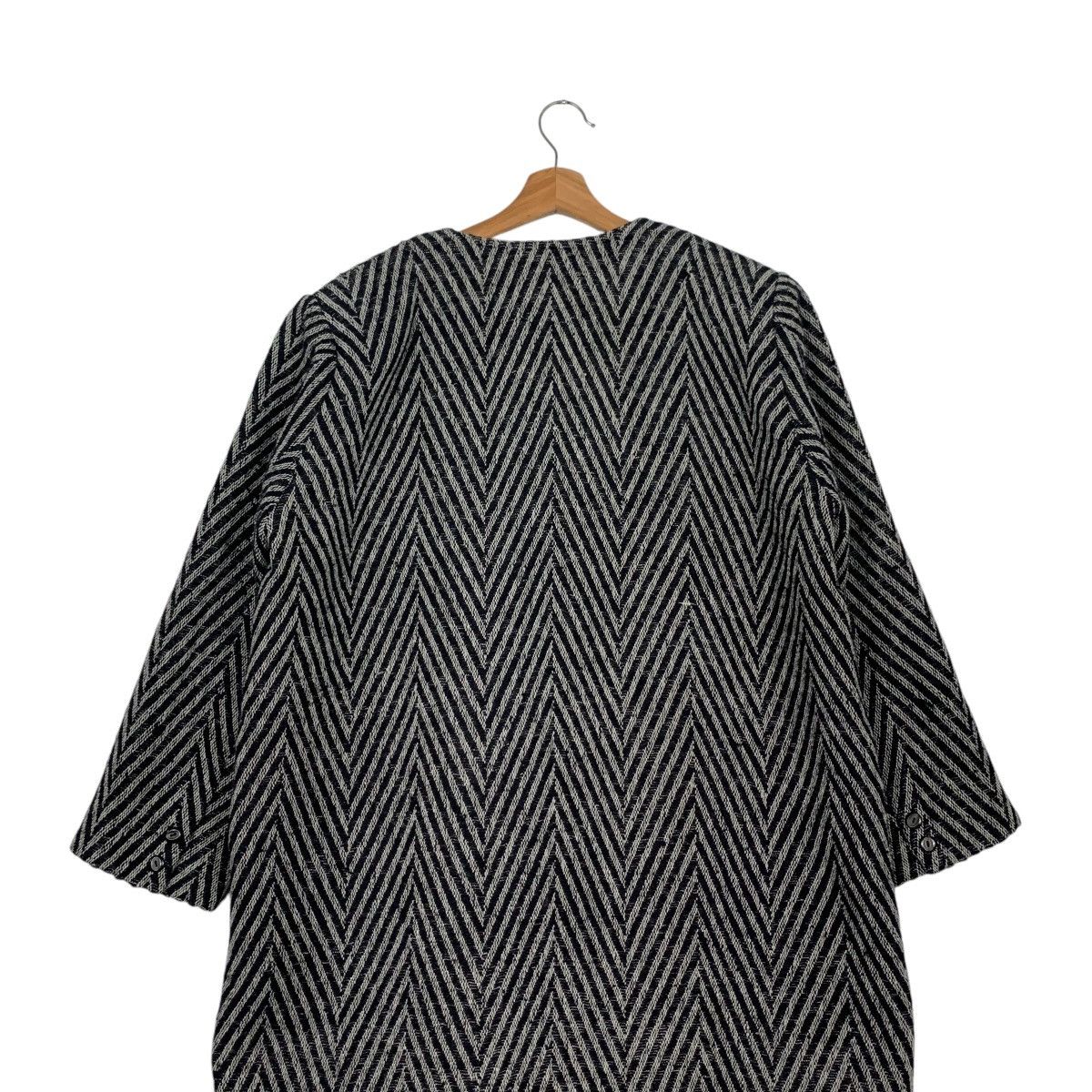 Renoma Vintage 90s RENOMA Herringbone Long Coat Oversized 2455-C110 Size US M / EU 48-50 / 2 - 8 Thumbnail