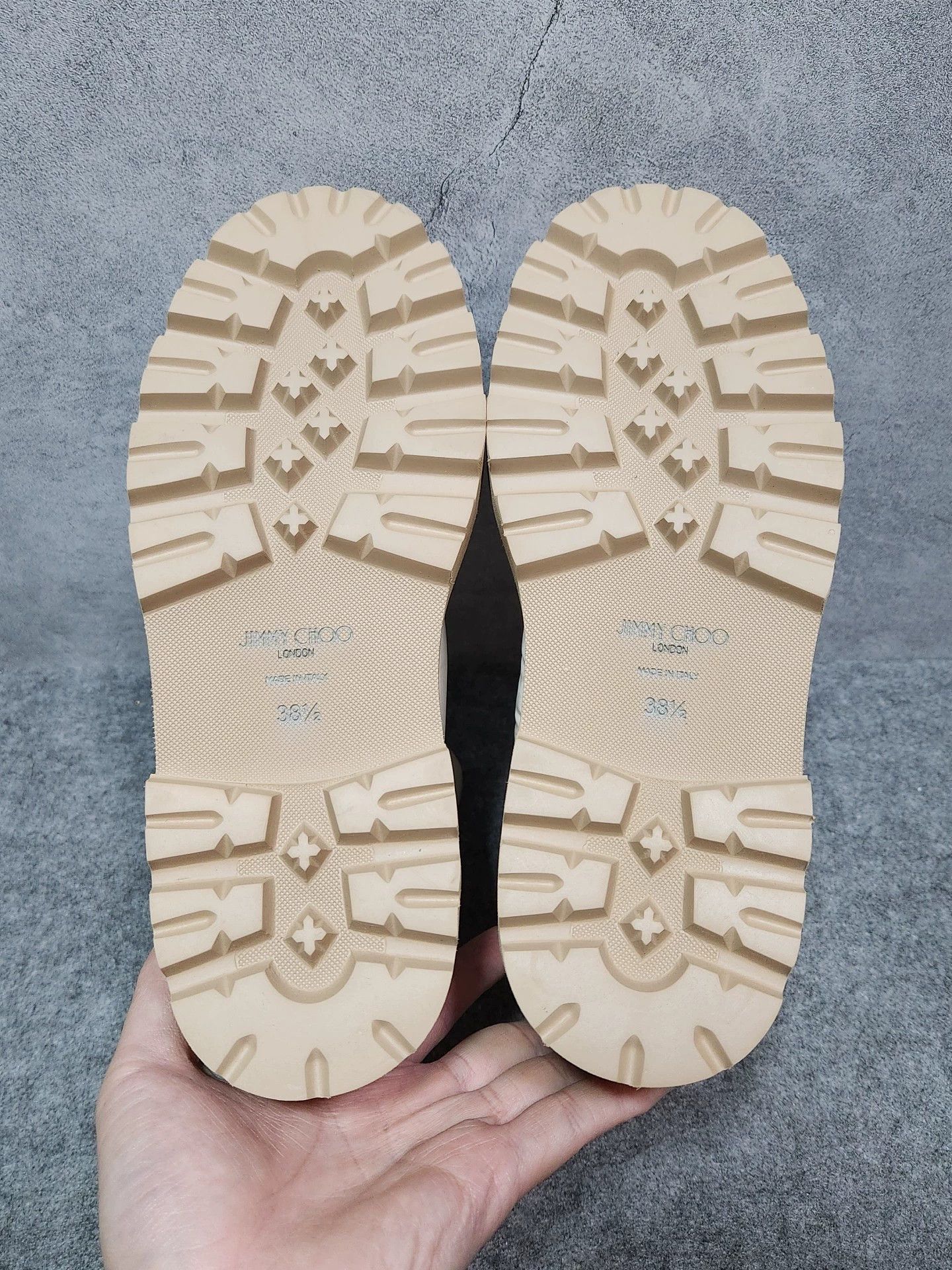 Jimmy Choo JIMMY CHOO Beige Thick-Soled Short Snow Boots Size US 8 / IT 38 - 8 Thumbnail