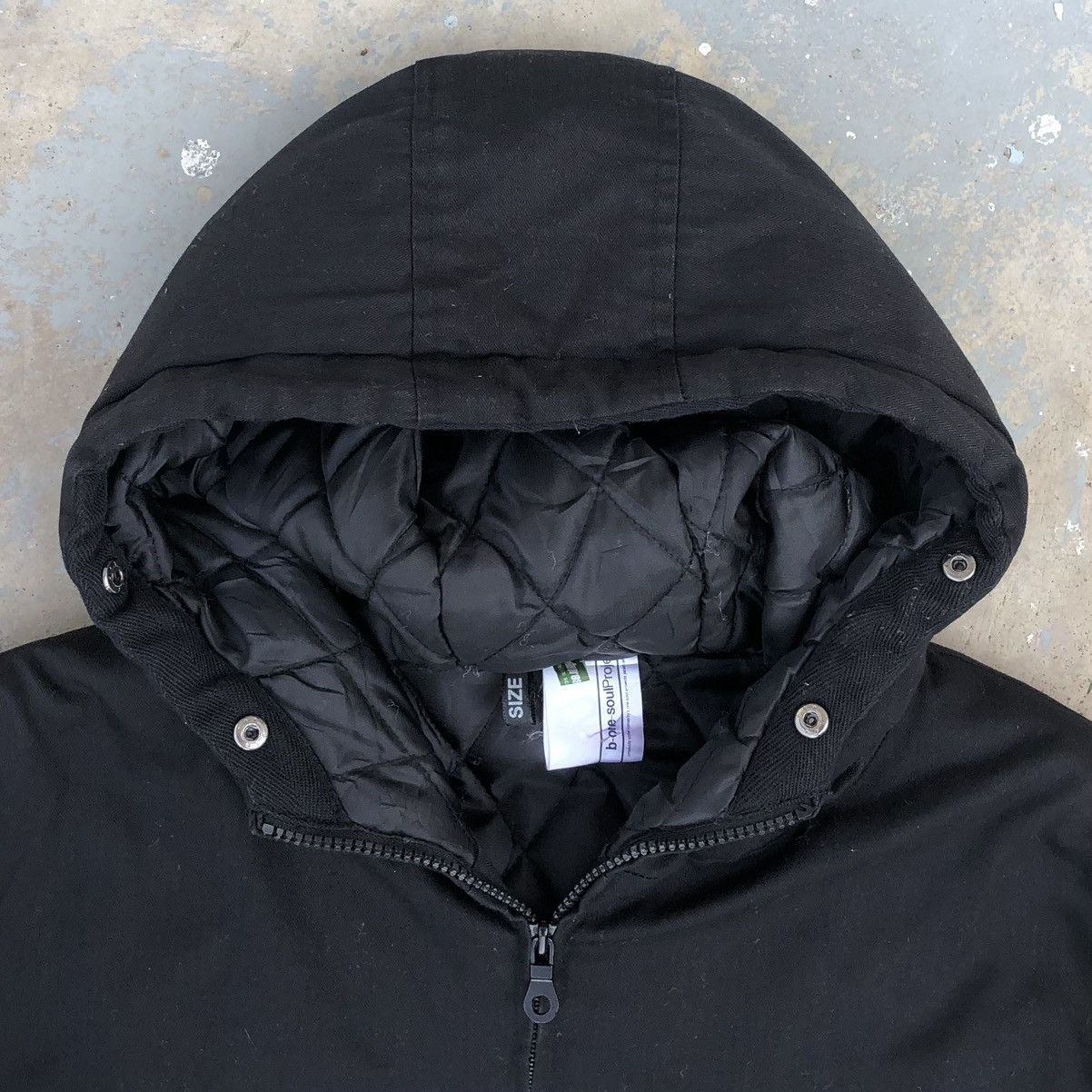Japanese Brand B-one-soulProjects Ma-1 Lined Quilted Bomber Jacket Size US XL / EU 56 / 4 - 13 Thumbnail