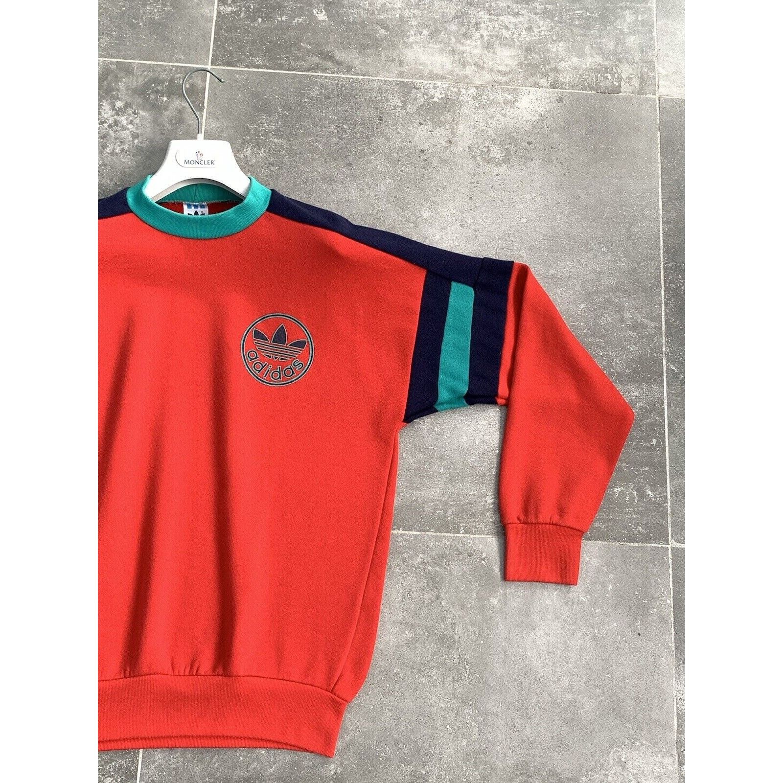 Adidas × Vintage Men's ADIDAS ORIGINALS Sweatshirt 80s Pullover Jumper SZ S Size US S / EU 44-46 / 1 - 9 Thumbnail