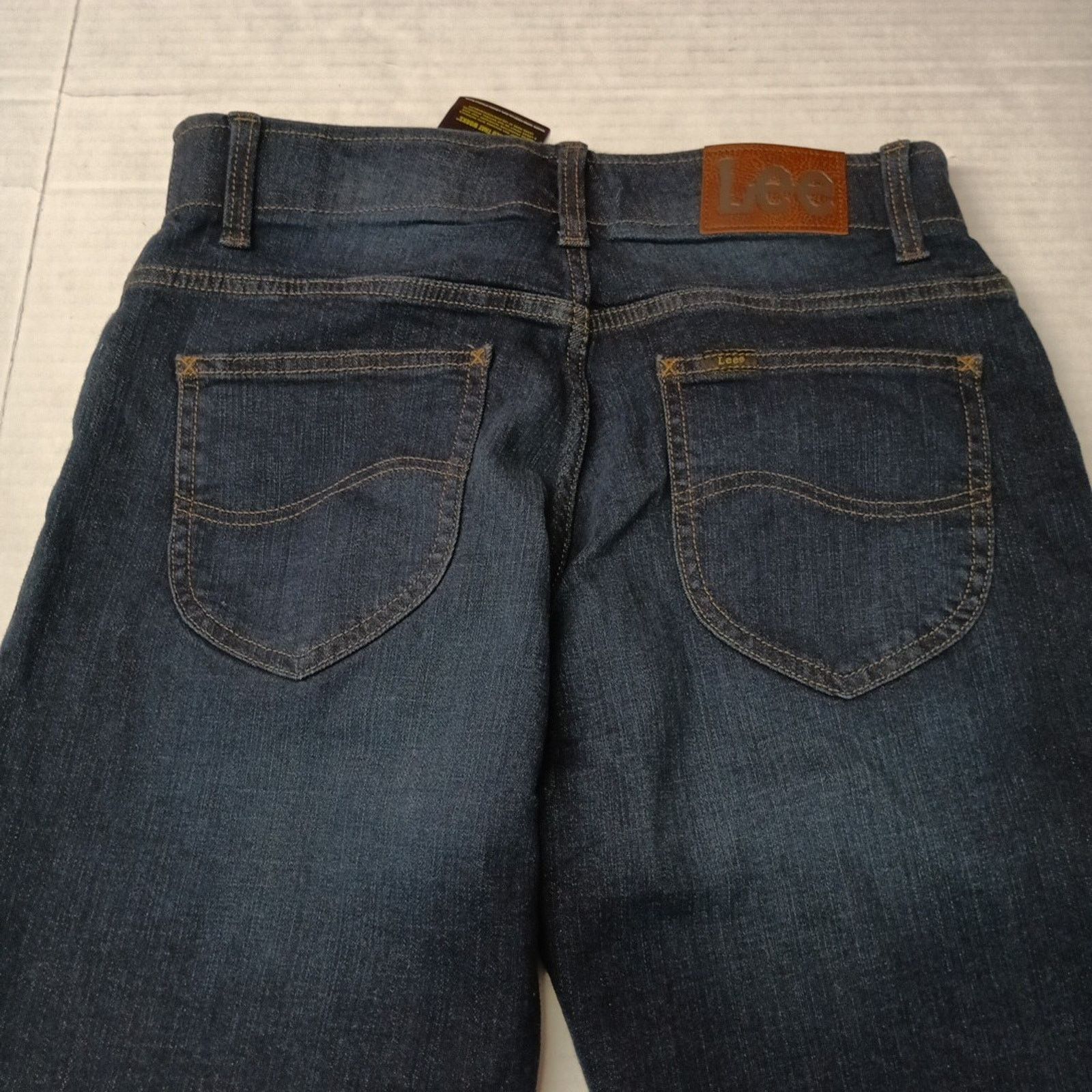 Lee Lee Men's 31x30 Straight Taper Motion Flex Dark Blue Jeans Size US 31 - 8 Thumbnail