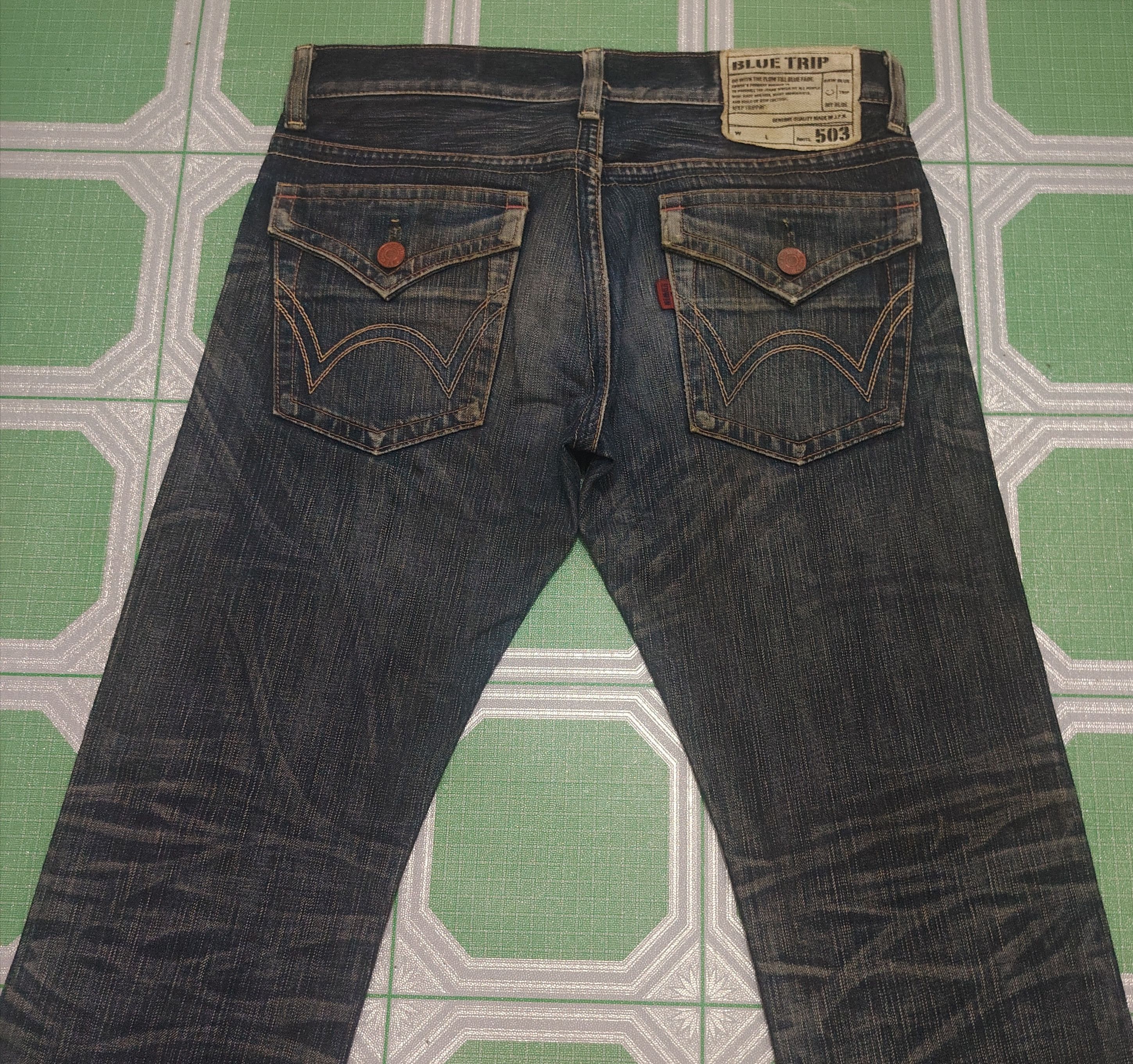Edwin Japanese Edwin 503 FLARE Jeans Distressed Jeans Size US 32 / EU 48 - 12 Thumbnail