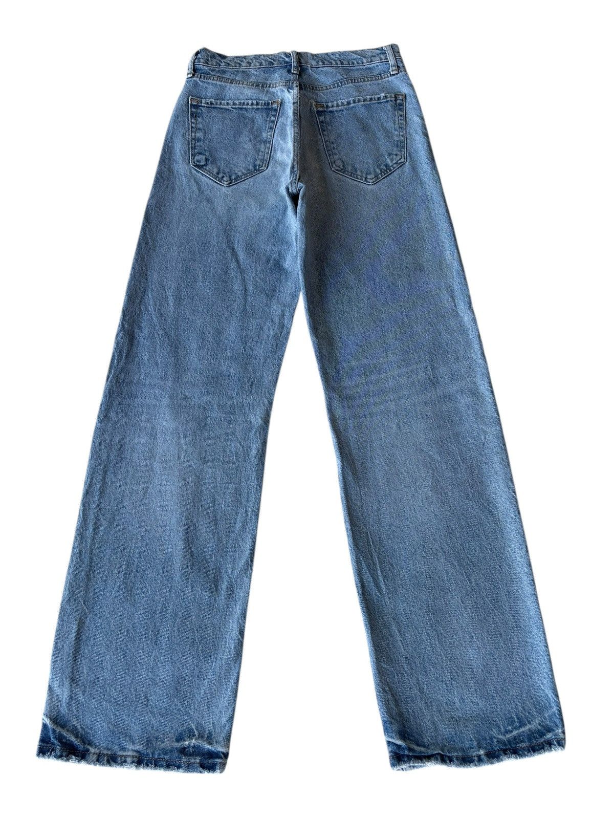 Le Grande Bleu (L.G.B.) 💥BAGGY JEANS WIDE LEG BLUE WASH ZARA DENIM JEANS Size US 27 - 3 Thumbnail
