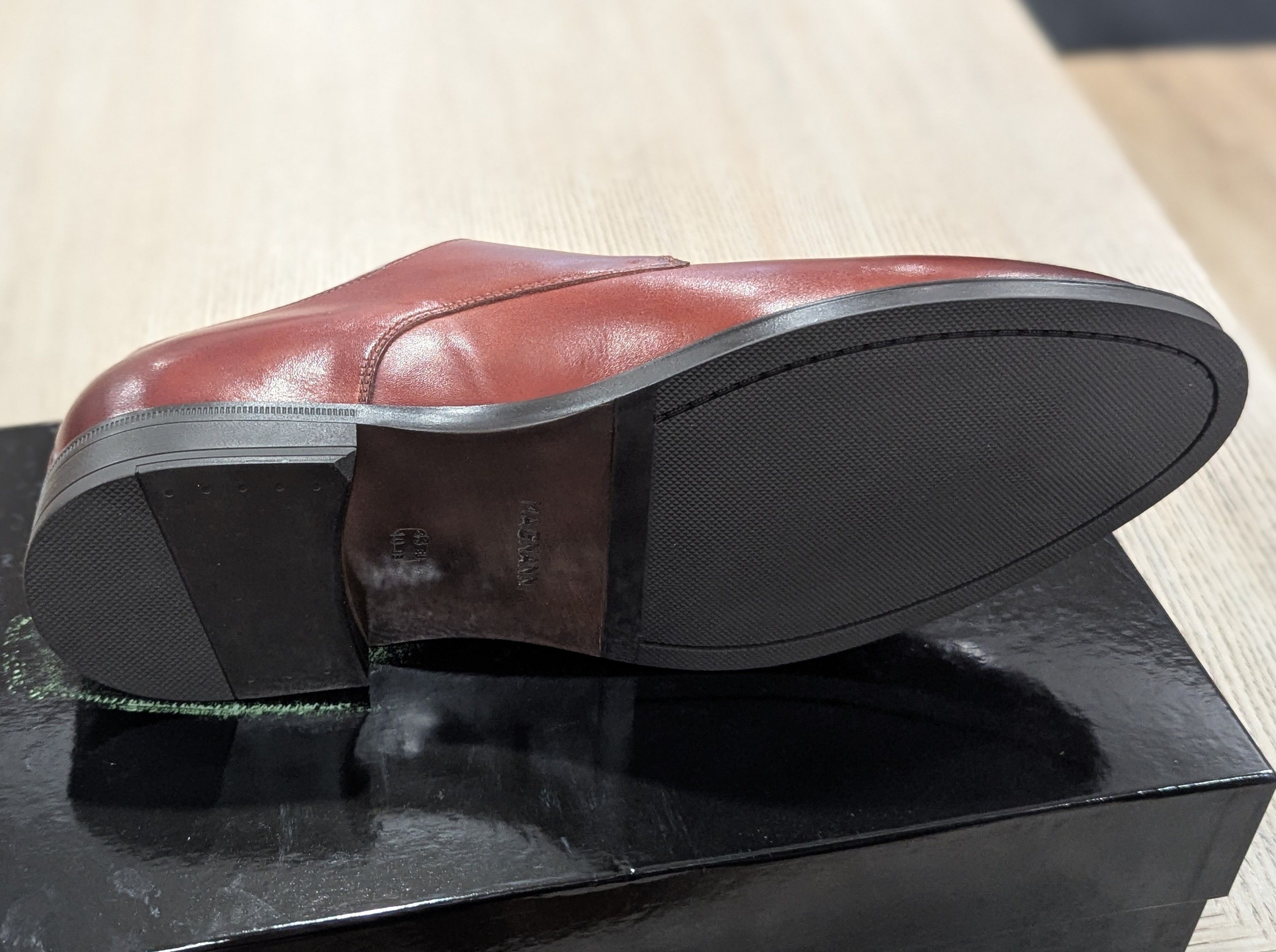 Magnanni Magnanni "Franklyn" Leather Monk Strap Shoes Cognac US 12 Size US 12 / EU 45 - 6 Thumbnail
