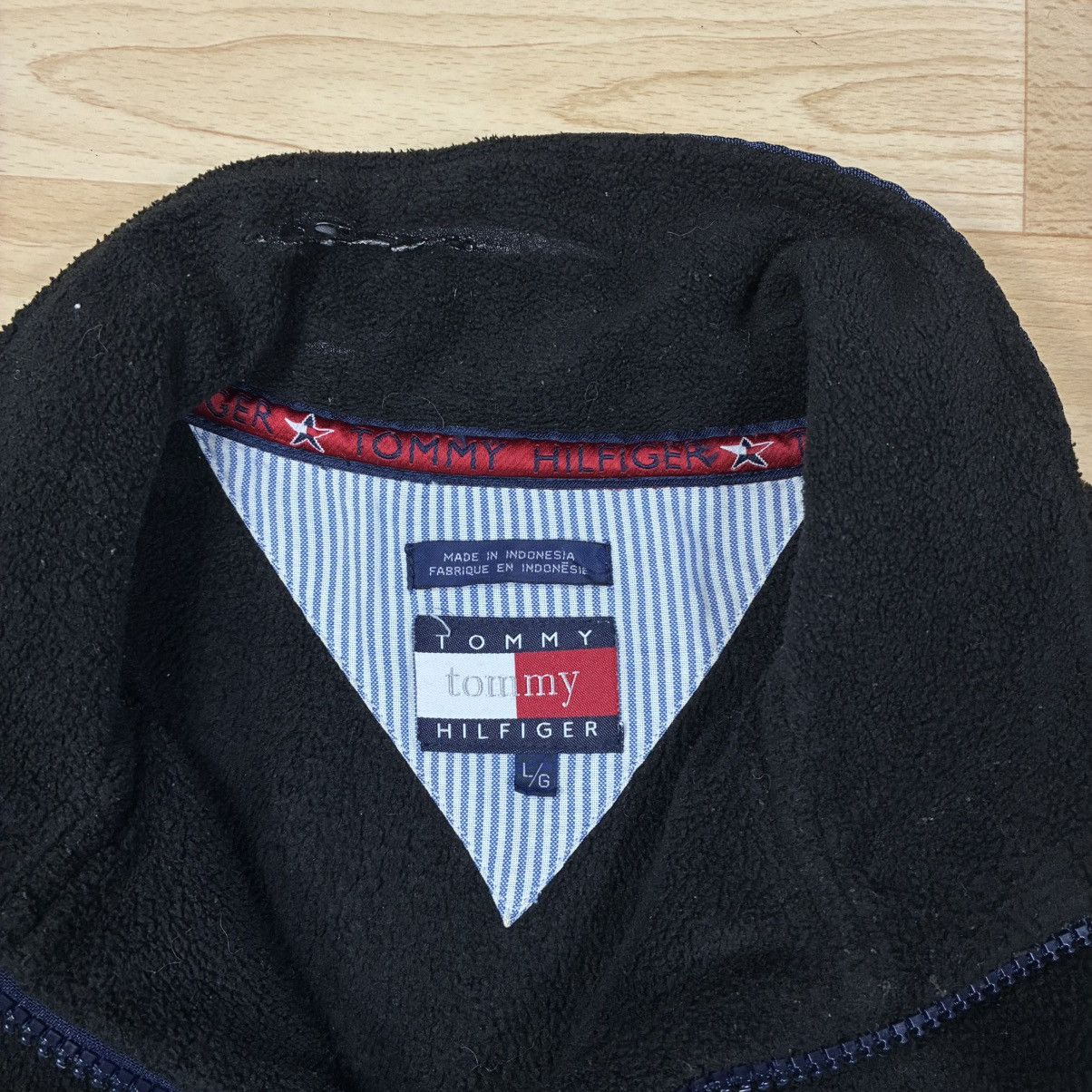 Tommy Hilfiger Tommy Hilfiger Men’s 90s Fleece Jacket Size L Size US L / EU 52-54 / 3 - 2 Thumbnail