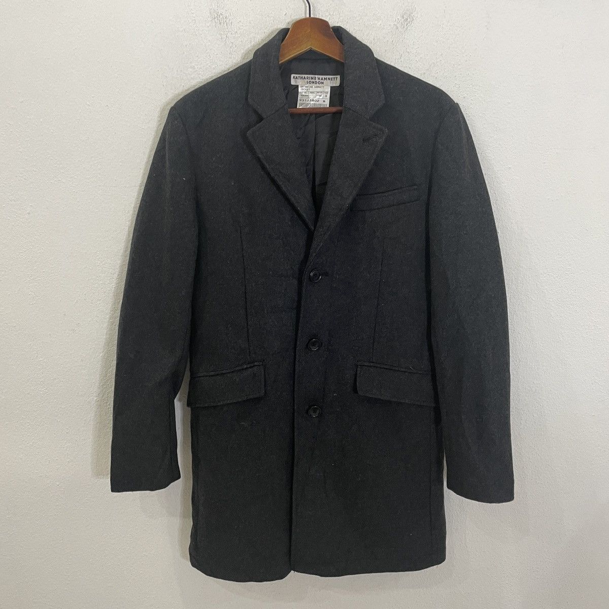 Katharine Hamnett London Vintage Katharine Hamnet London Trench Coag Jacket Size US S / EU 44-46 / 1 - 1 Thumbnail