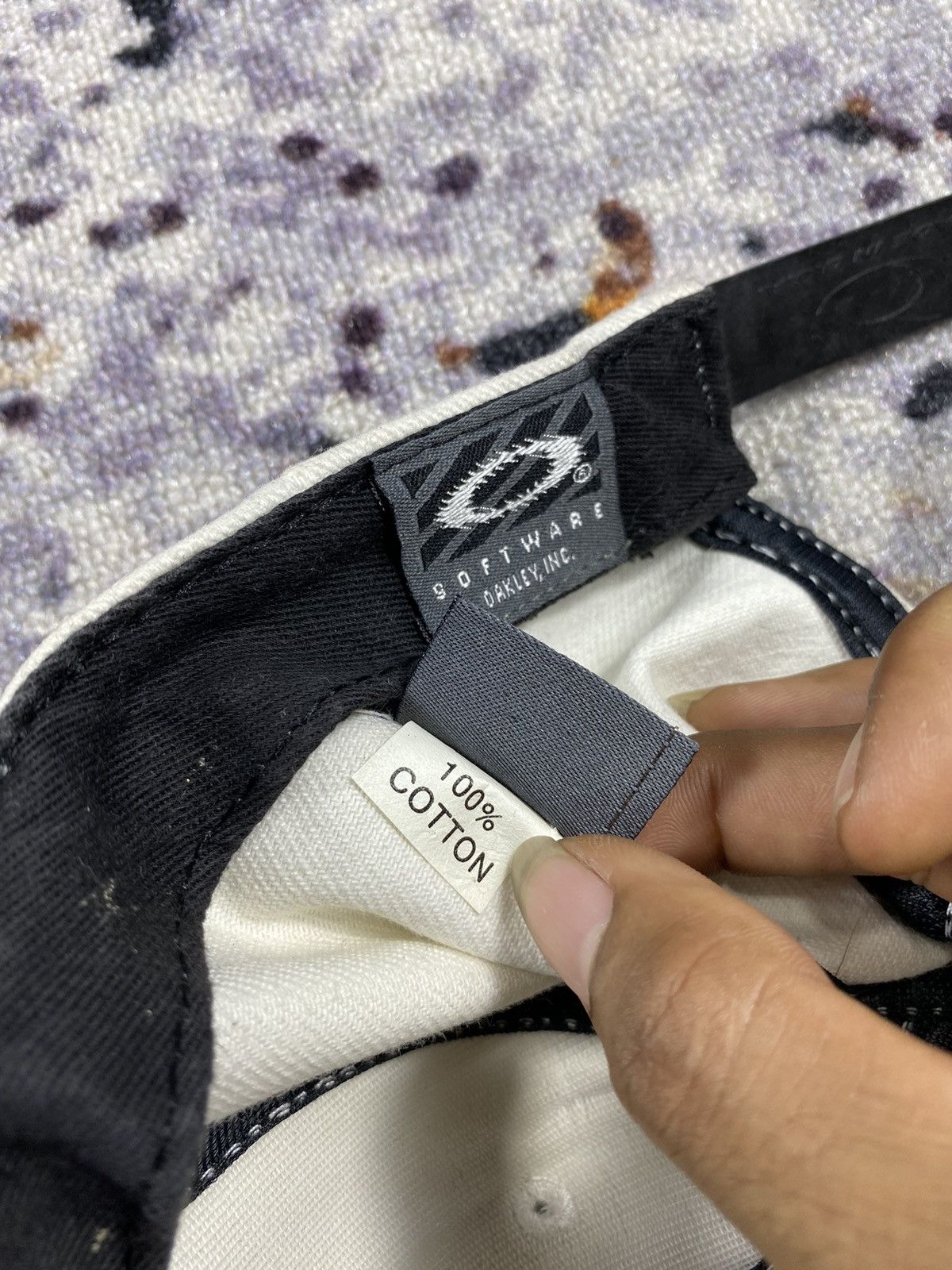 Oakley × Vintage 🦋BINDINGOFFER🦋 Vintage Oakley Cap Made in USA Size ONE SIZE - 7 Thumbnail