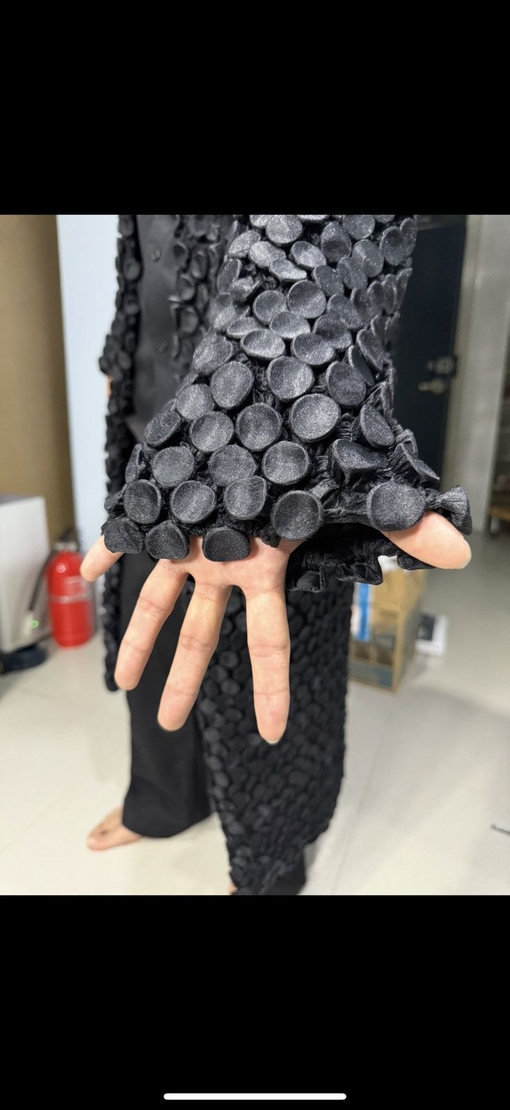2000 Issei Miyake 3d embossed coat