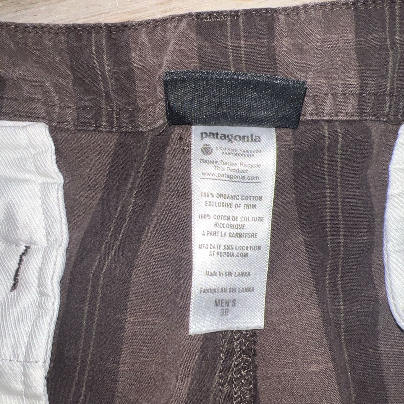 Patagonia Patagonia Brown Striped Shorts Mens Size 38 Size US 38 / EU 54 - 5 Thumbnail
