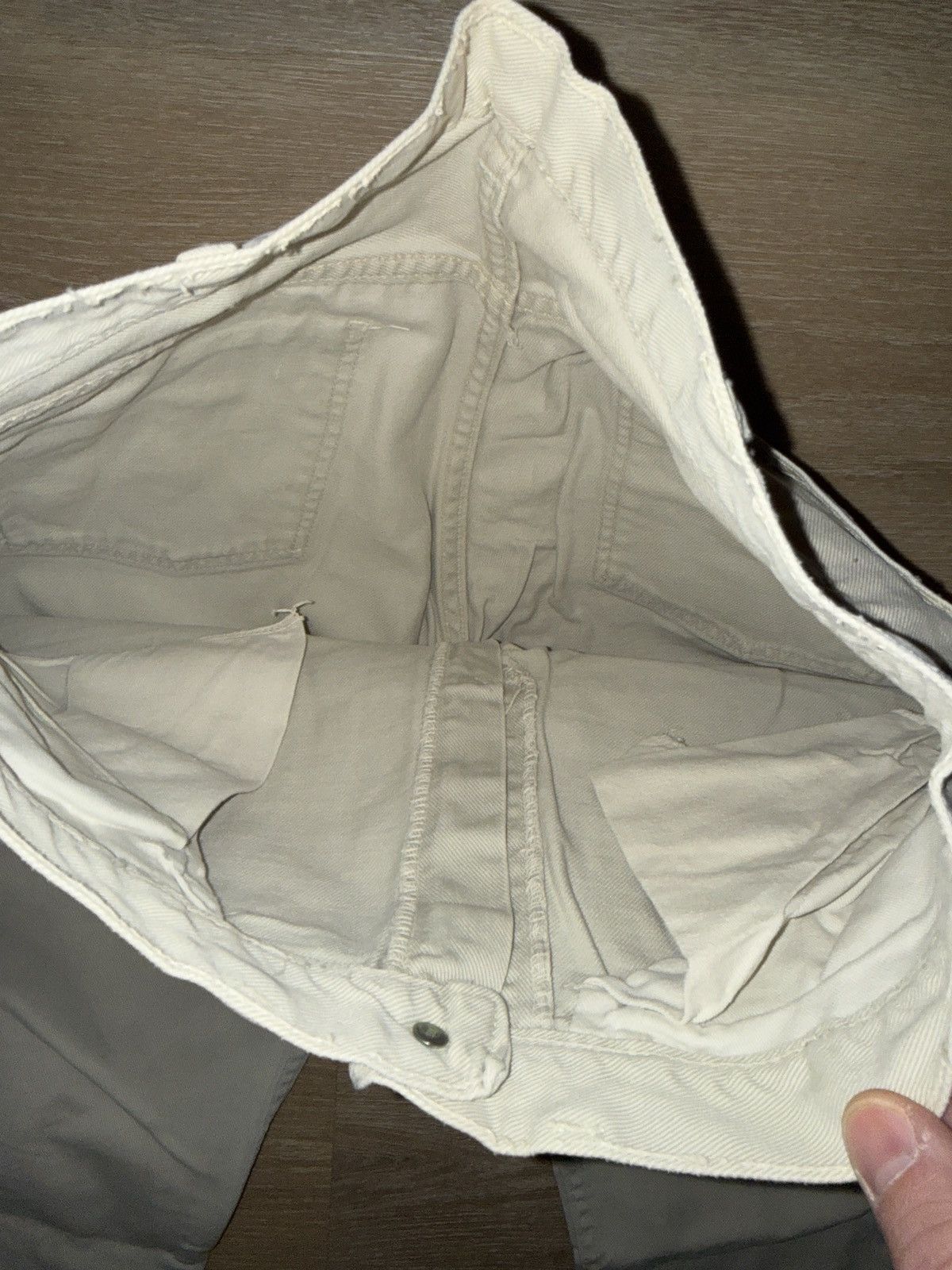 Levi's Vintage 60’s Big E Levi’s White Tab Bell Bottom Denim Jeans Size US 32 / EU 48 - 7 Thumbnail