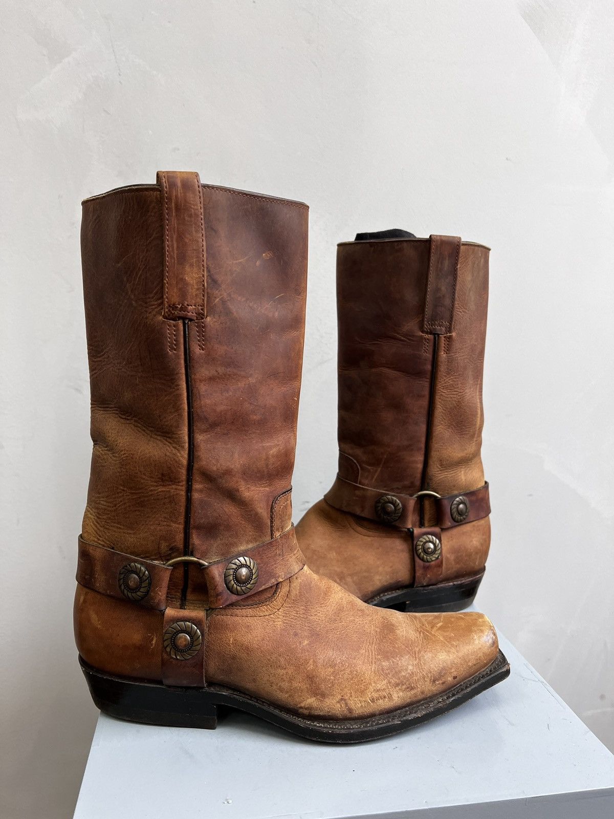 A.S.98 × Vintage COWBOY 90s AS 98 Airsteps Avantgarde Boots Style Size US 8 / IT 38 - 10 Thumbnail
