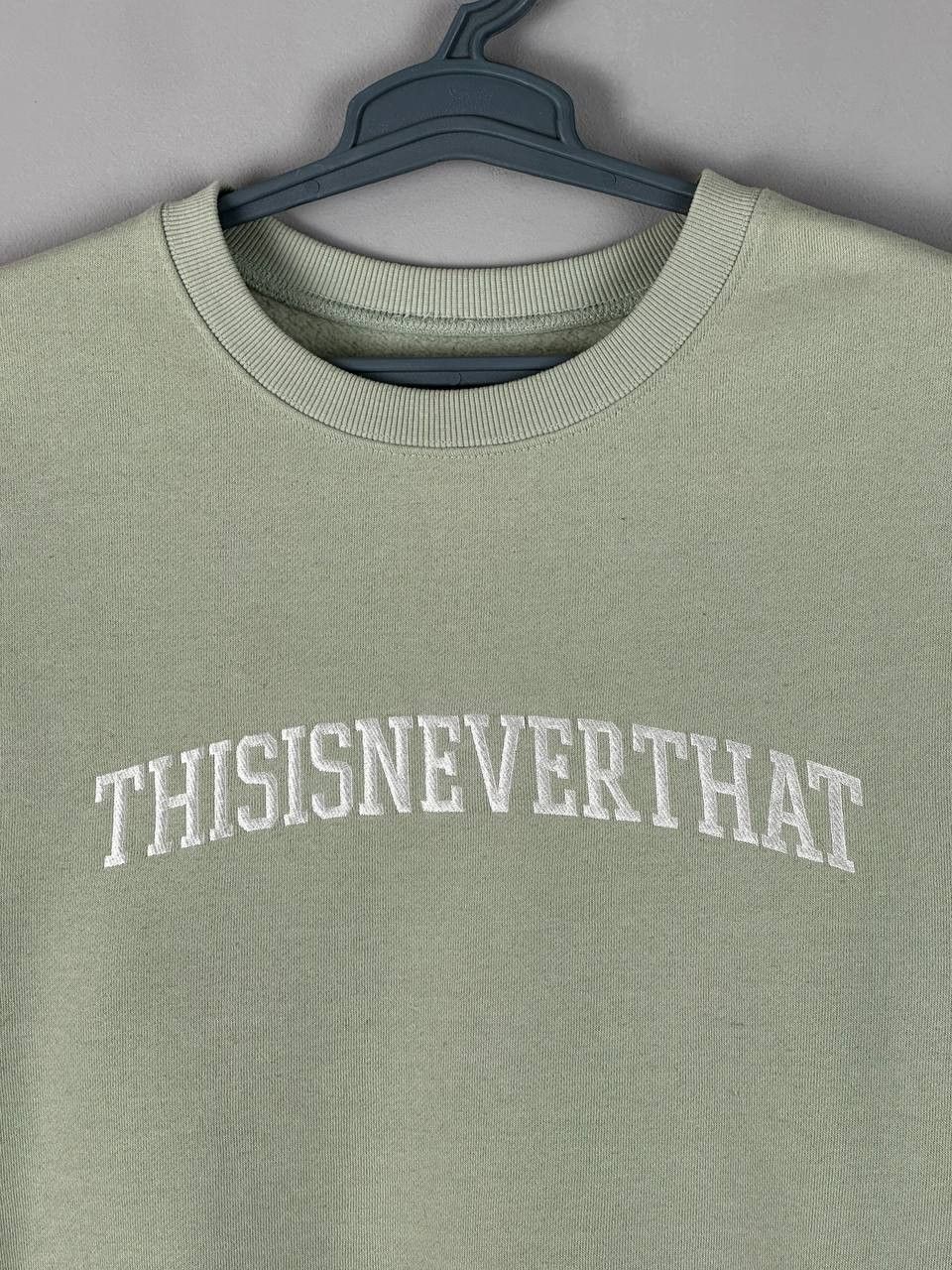 thisisneverthat Thisisneverthat Japan Streetwear Mint Green Sweatshirt Size US M / EU 48-50 / 2 - 4 Thumbnail