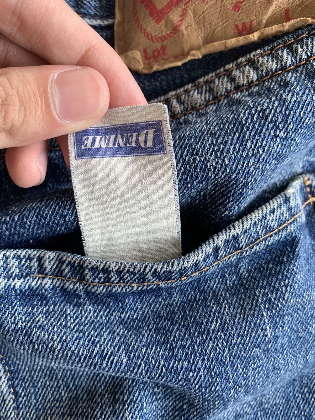 Kapital Denime Japanese Selvedge Distressed denim Size US 29 - 18 Thumbnail