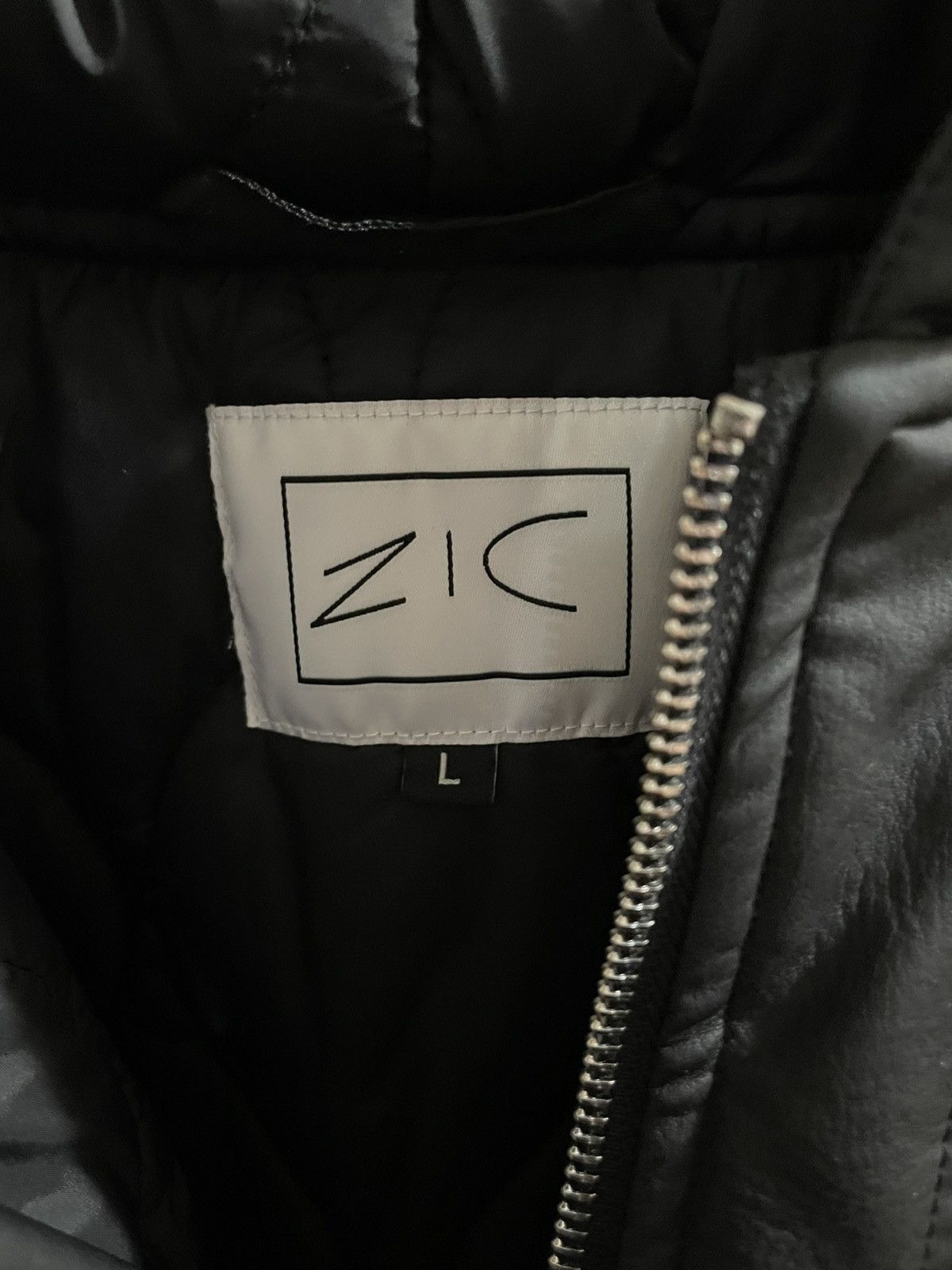 Zic Hooded Leather Jacket