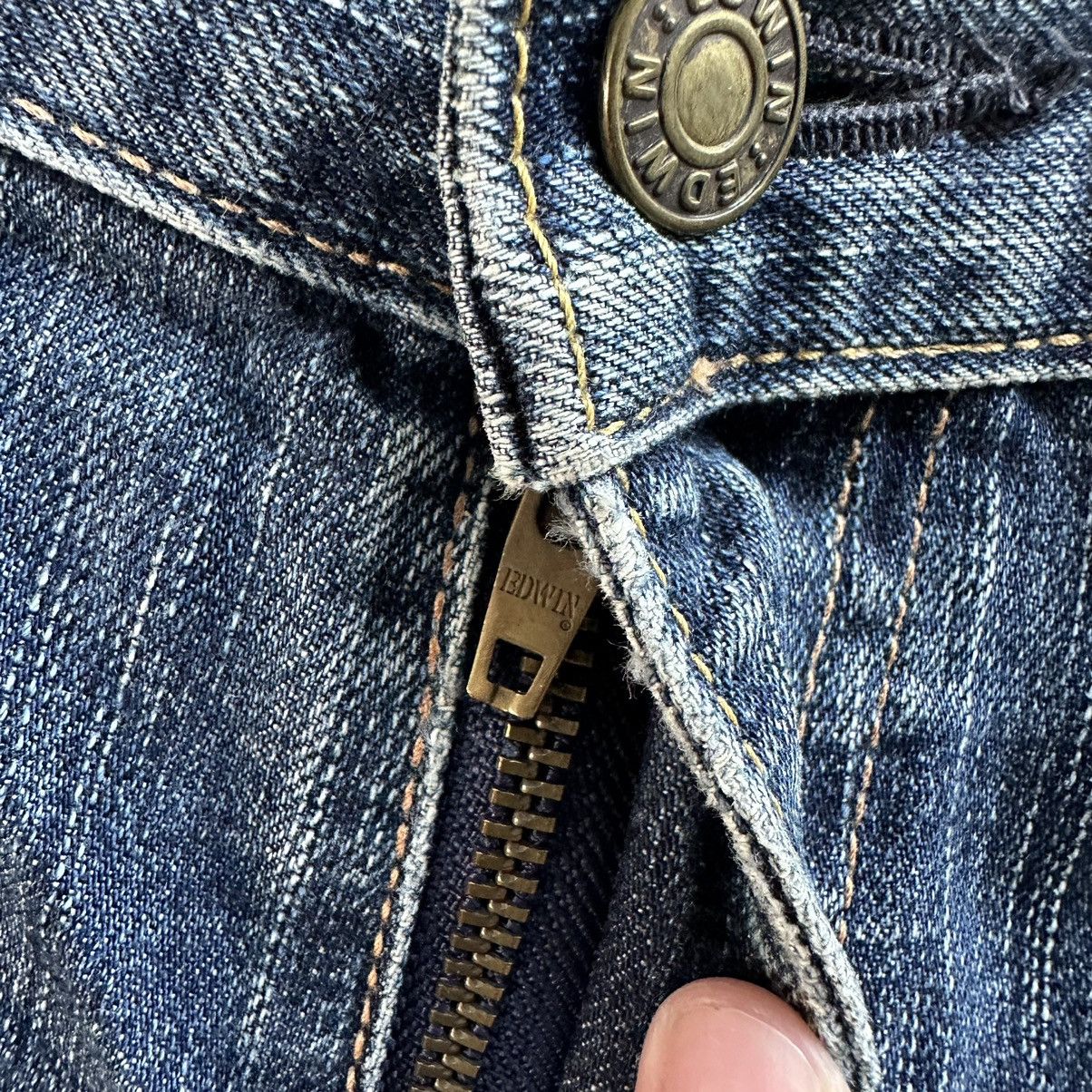 Japanese Brand Vintage Edwin 503 Distressed Jean Faded Denim Pant W38 Size US 38 / EU 54 - 7 Thumbnail