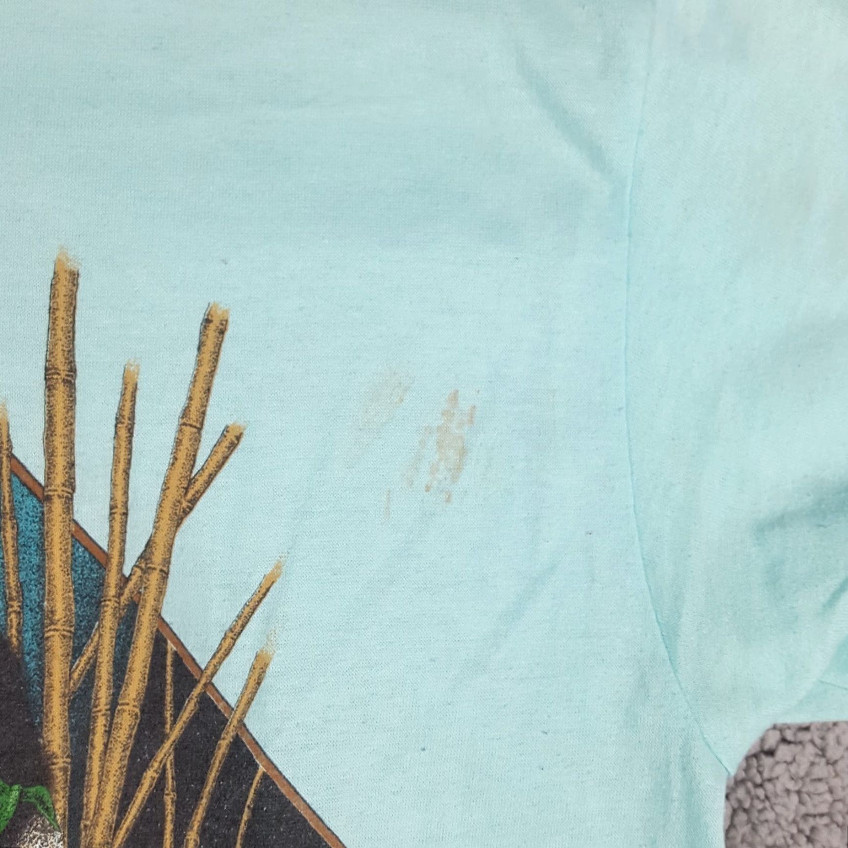 TEE JAYS VINTAGE 90s Busch Gardens Panda Bear Graphic T-Shirt XL Blue USA Mens Size US XL / EU 56 / 4 - 5 Thumbnail