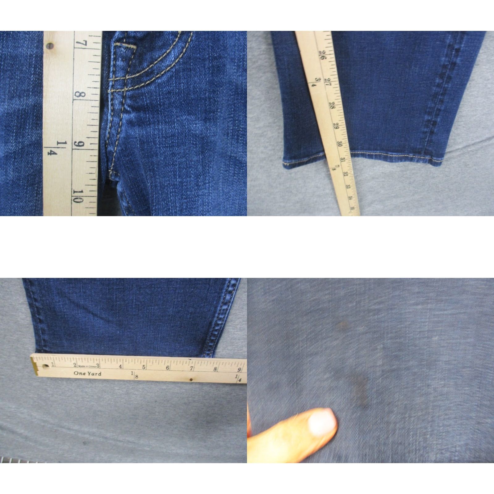 Silver Jeans Co. Silver Jeans Jeans 36x31 Straight Stretch Blue Distressed Mens Regular Denim 5-Pocket Blue Jeans Zac Century? Size US 36 / EU 52 - 8 Thumbnail