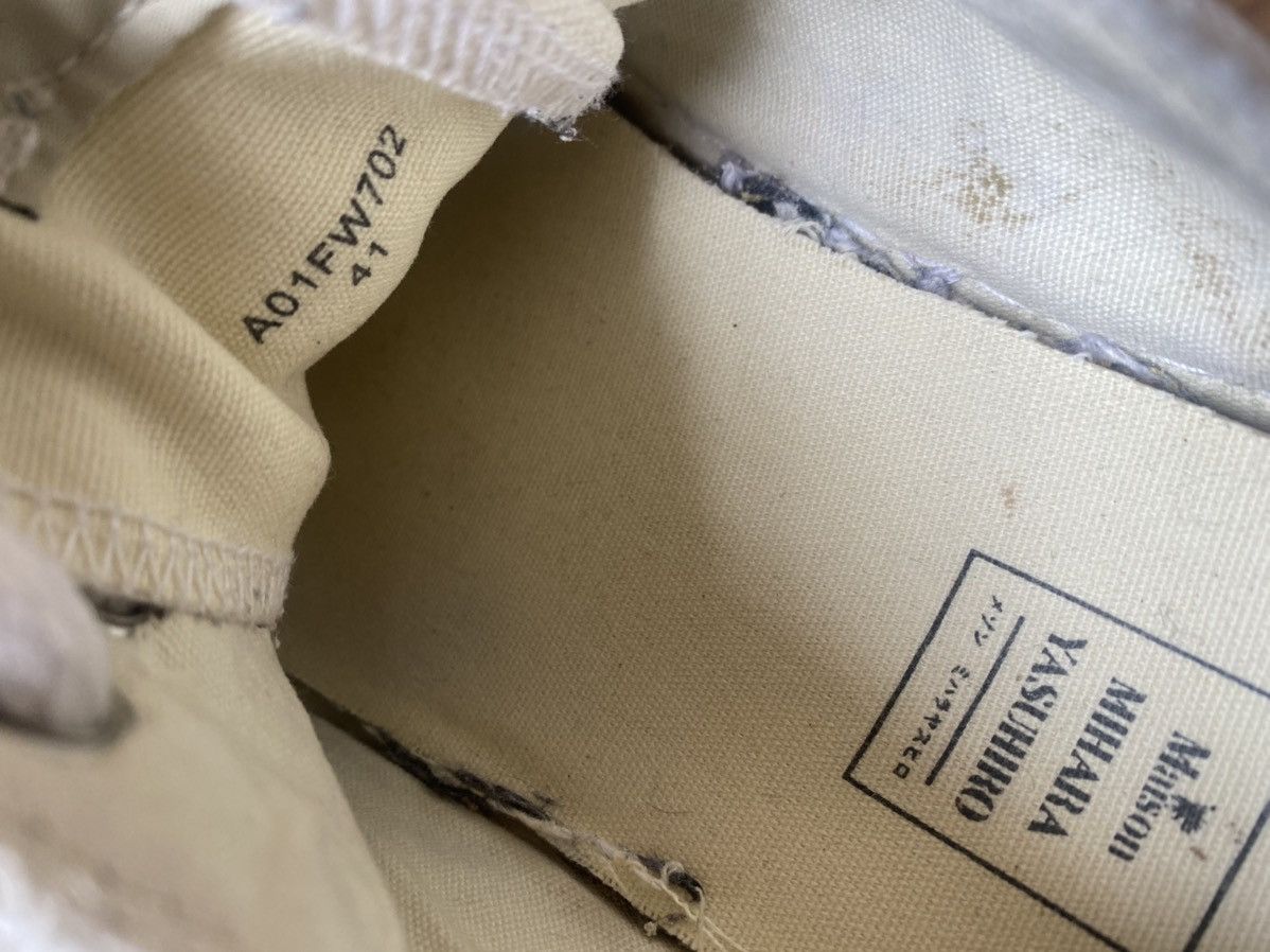 Maison MIHARA YASUHIRO Maison mihara yasuhiro white low-too canvas sneakers sz 41 Size US 8 / EU 41 - 19 Thumbnail