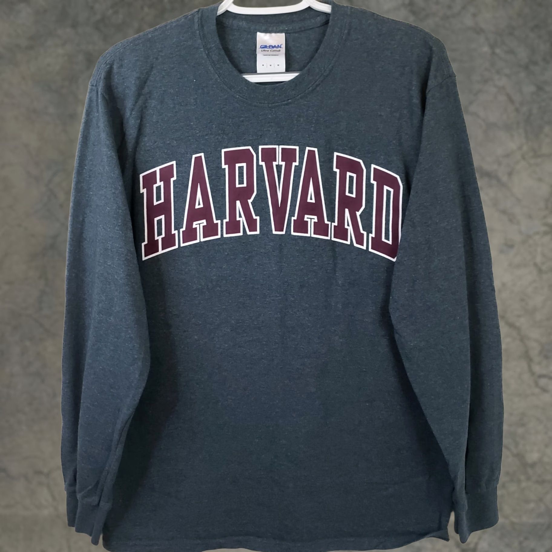 Vintage Harvard University T-Shirt Men's M Dark Gray Red White Letters School University Size US M / EU 48-50 / 2 - 1 Thumbnail