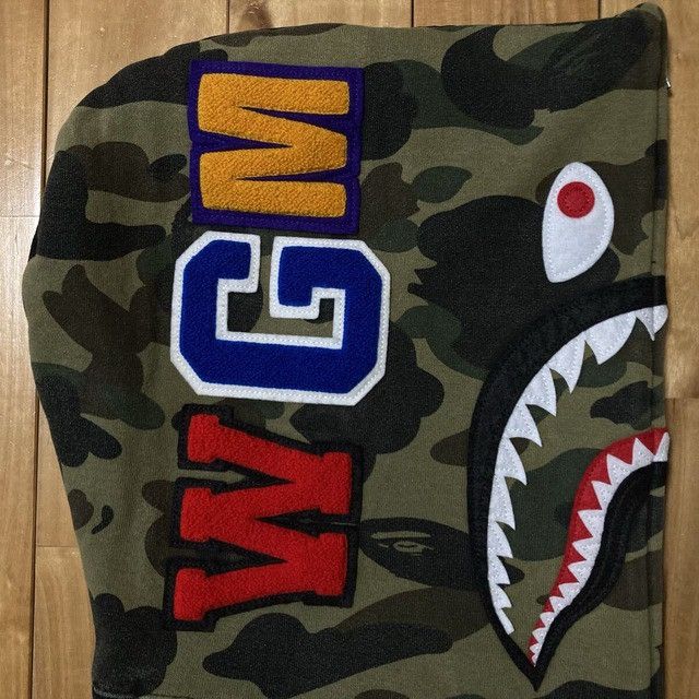 Bape BAPE CAMO × Black shark shark full zip hoodie a bathing ape Size US L / EU 52-54 / 3 - 4 Thumbnail