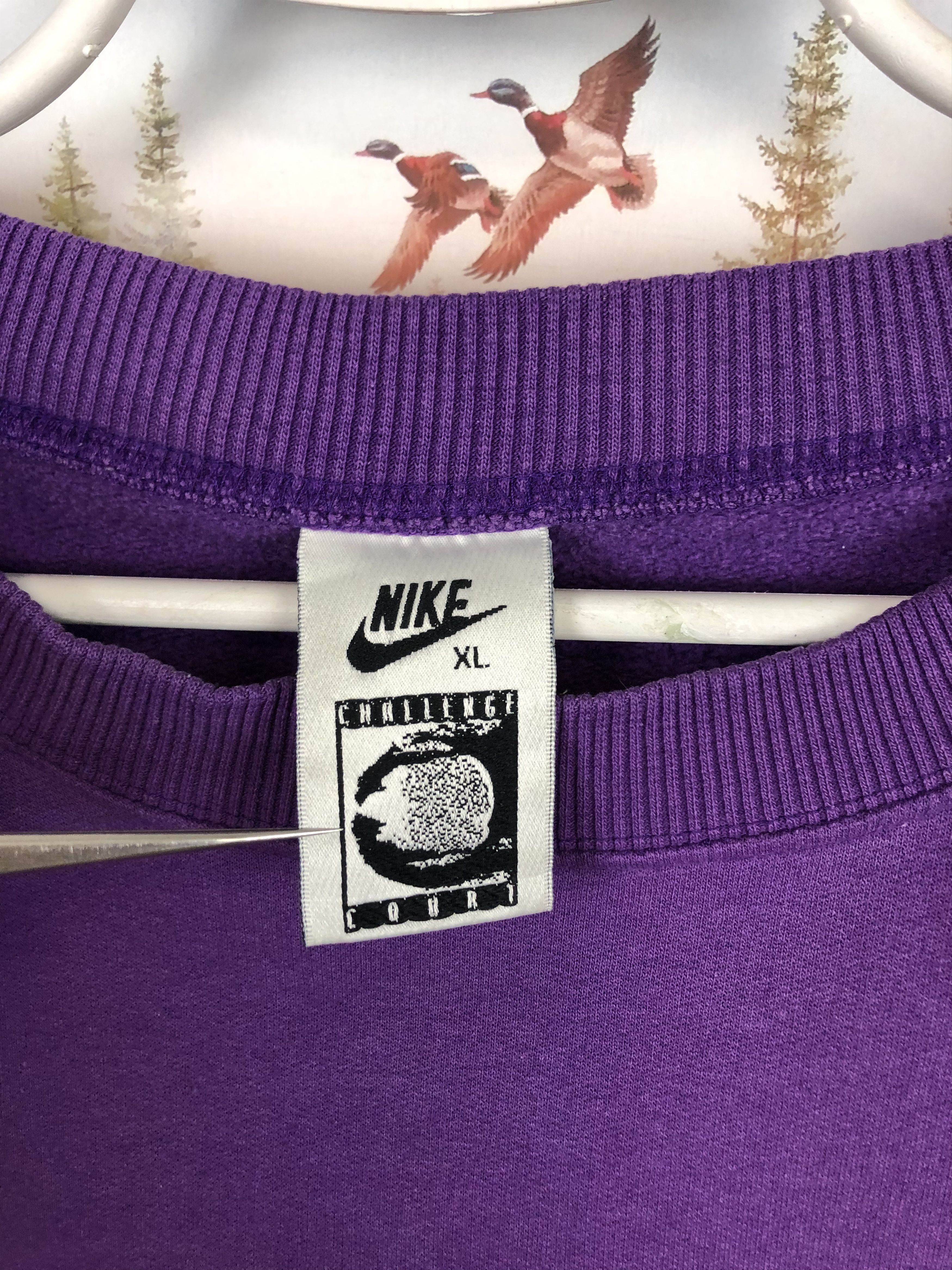 Nike × Vintage Vintage 90's Nike Court Agassi Tennis Sweatshirt Crewneck Size US XL / EU 56 / 4 - 7 Thumbnail