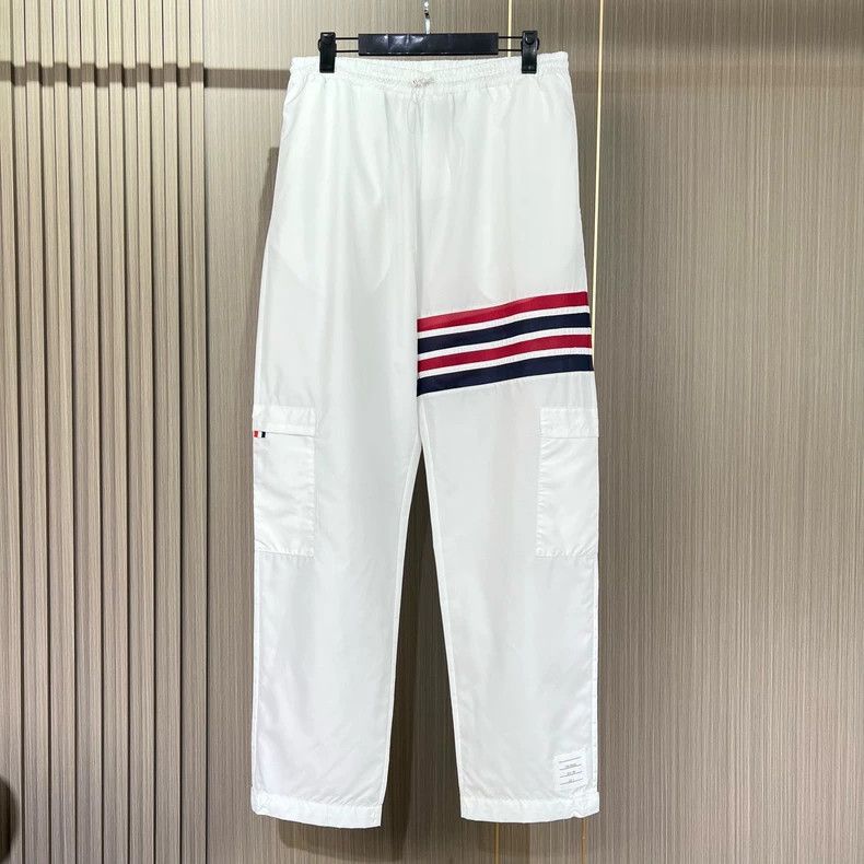 Thom Browne Thom Browne Nylon Color-Stripe Long Pants-dmc Size US 30 / EU 46 - 1 Thumbnail