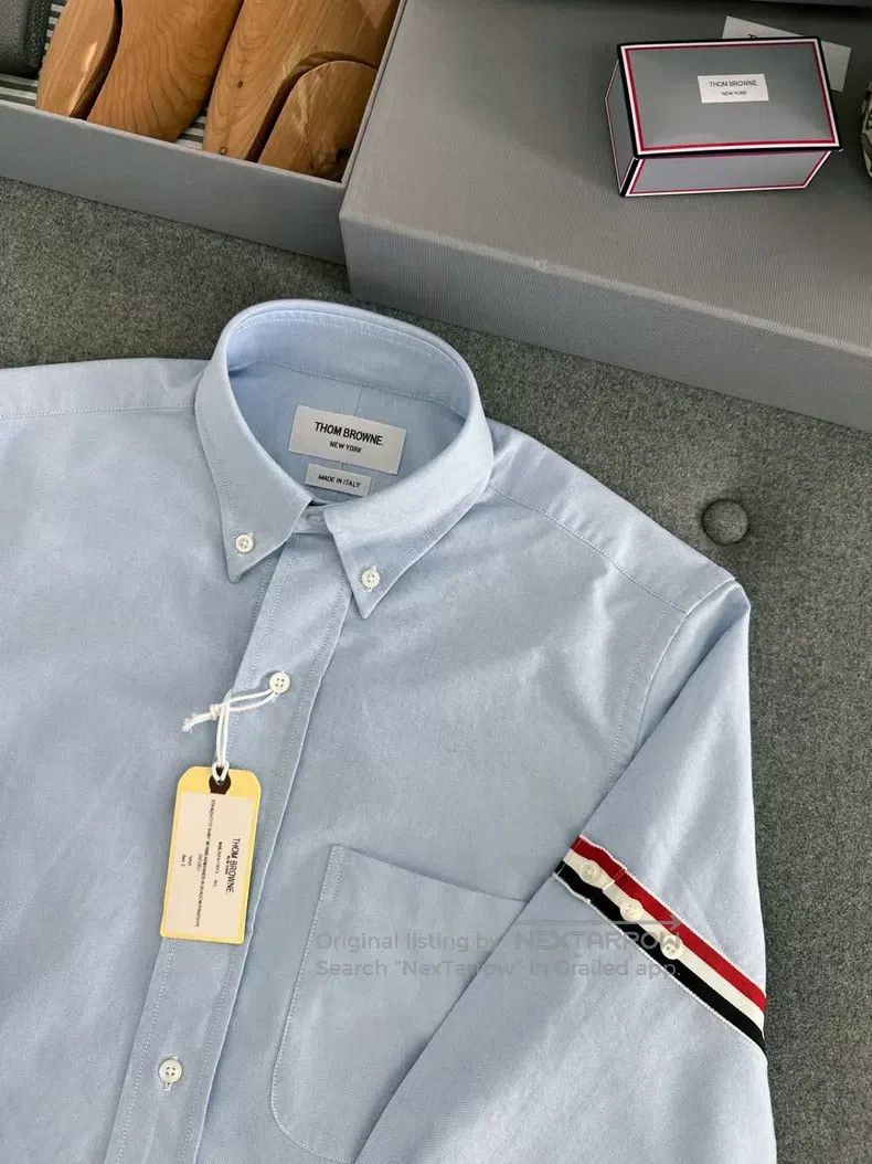 Thom Browne Thom Browne Classic Oxford Shirt Size US XS / EU 42 / 0 - 2 Thumbnail