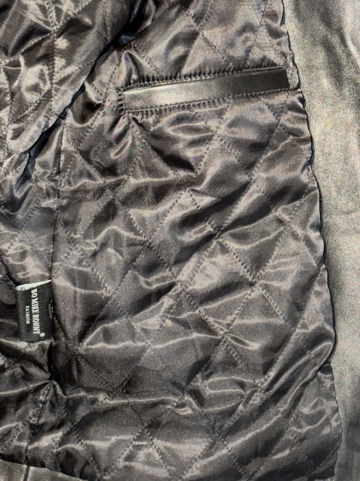 Other Black Lambskin Leather Rider Moto Jacket Size US M / EU 48-50 / 2 - 8 Thumbnail
