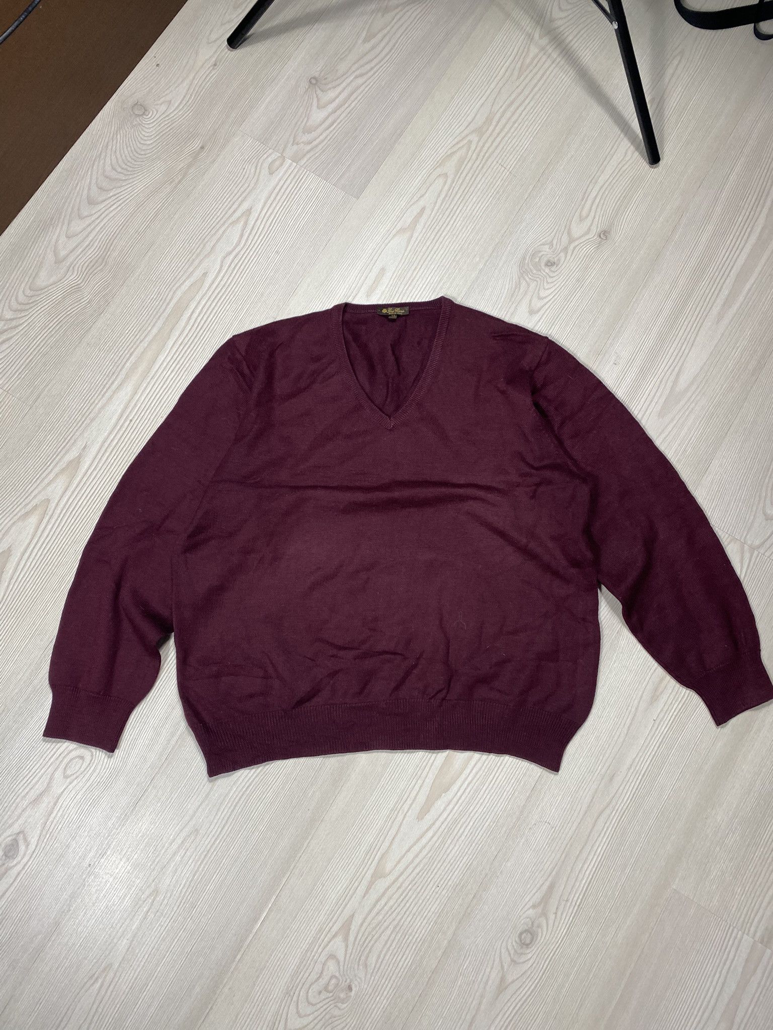 Loro Piana Loro Piana Sweater Wool 100% Dark Grape Size US M / EU 48-50 / 2 - 1 Thumbnail