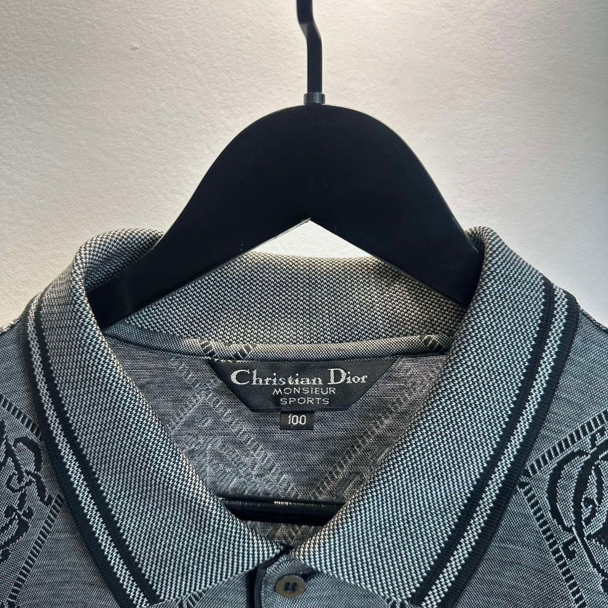 Christian Dior Monsieur × Designer × Dior DIOR MONOGRAM POLO SHIRT Size US L / EU 52-54 / 3 - 4 Thumbnail