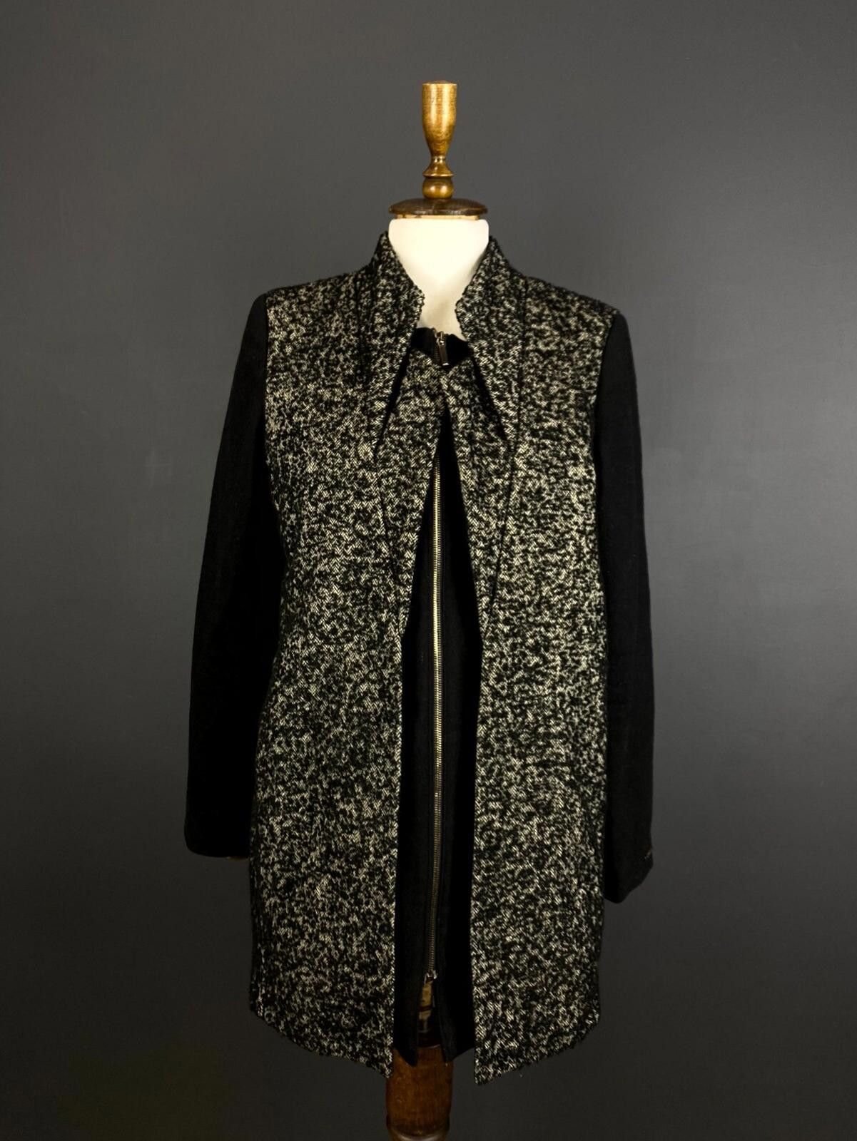Designer Cop Copine Tandem Manteau Desiner Wool Coat Jacket Size L Size L / US 10 / IT 46 - 1 Thumbnail