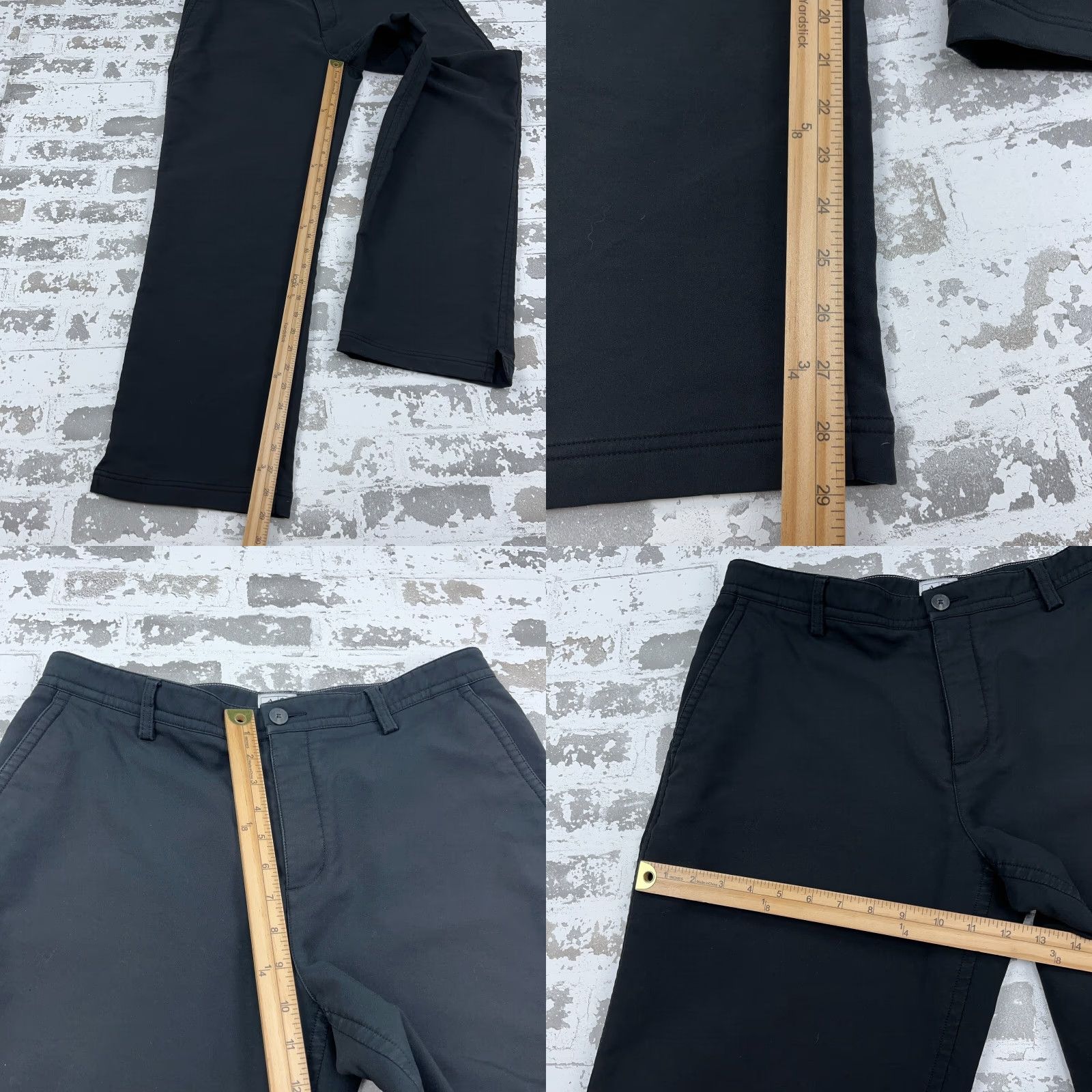 Adidas Adidas Chino Pants Men 34x30 Black Performance Poly Clima Cool Golf Flat Front Size US 34 / EU 50 - 8 Thumbnail