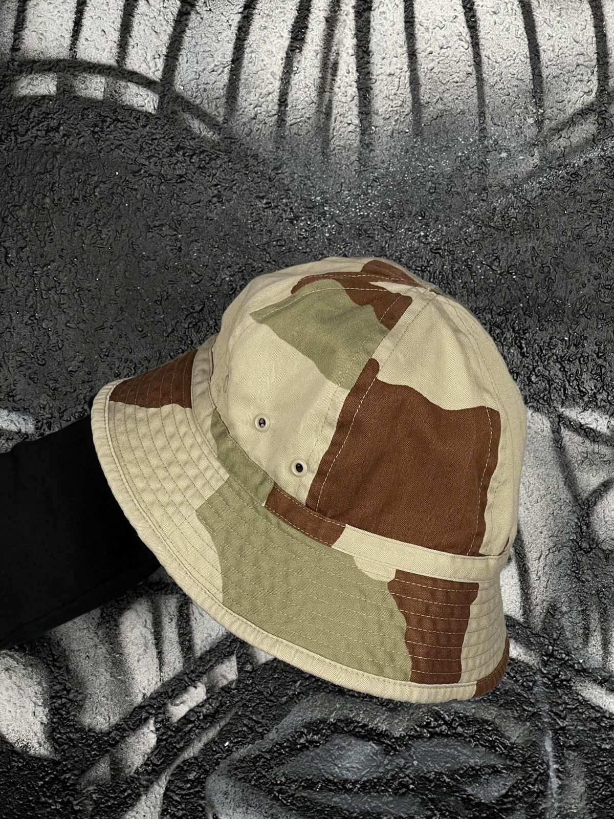 Vintage Vintage Military Desert Camouflage Bucket Hat Panama Size ONE SIZE - 5 Thumbnail