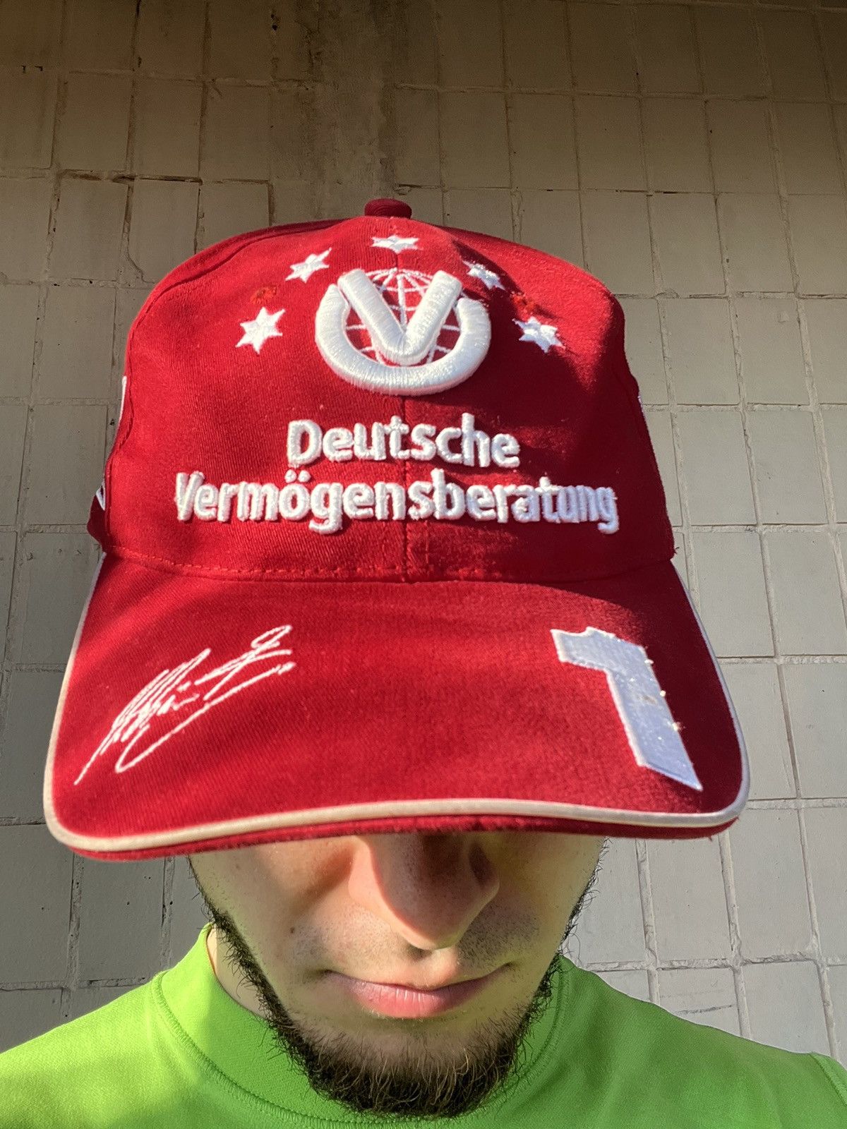 Ferrari Vintage Hat Michael Schumacher Formula 1 Ferrari racing cap Size ONE SIZE - 3 Thumbnail