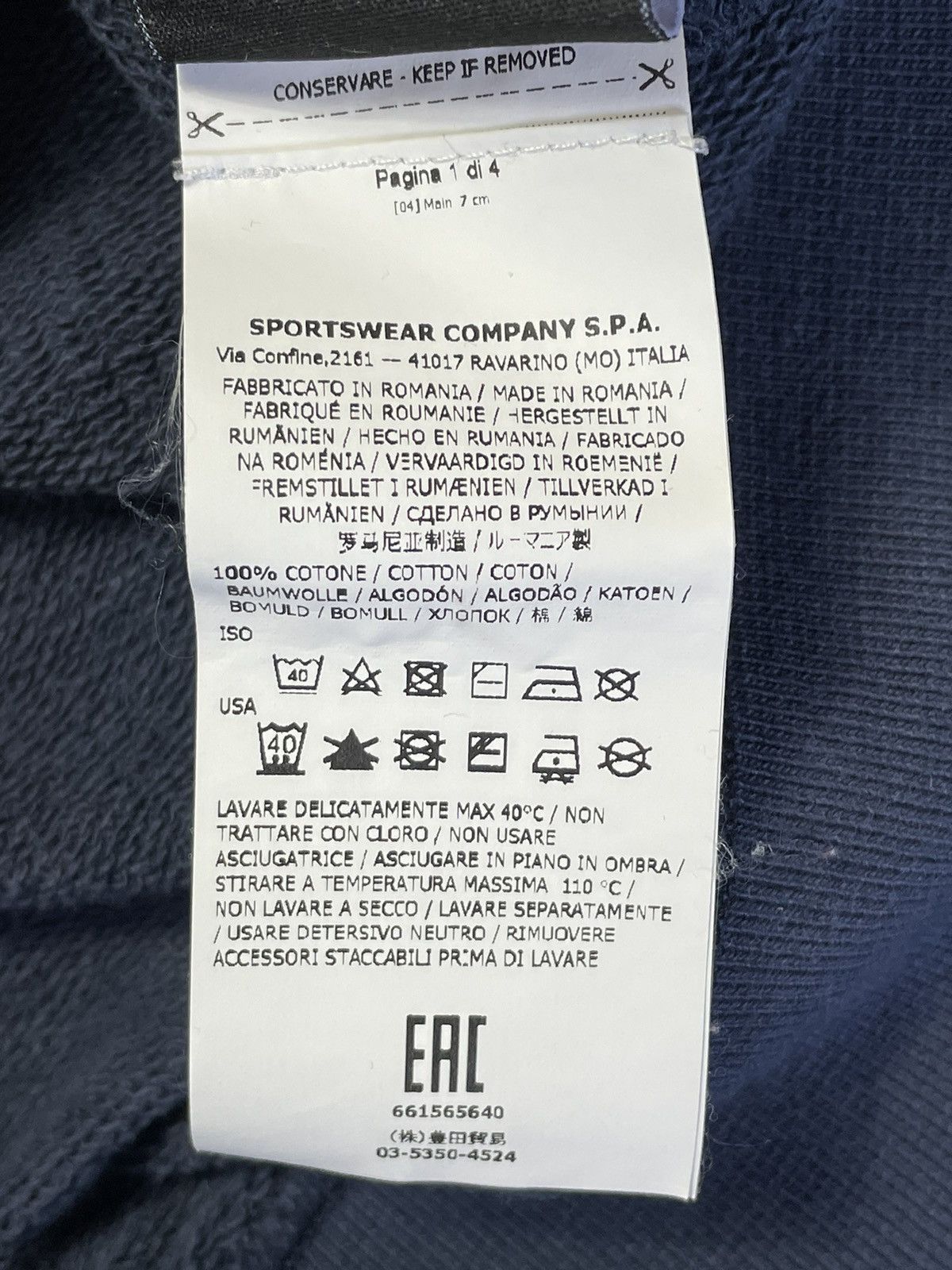 Stone Island Vintage Stone Island Patch Logo Cotton Sweatshirt Luxury Y2k Size US XL / EU 56 / 4 - 12 Thumbnail