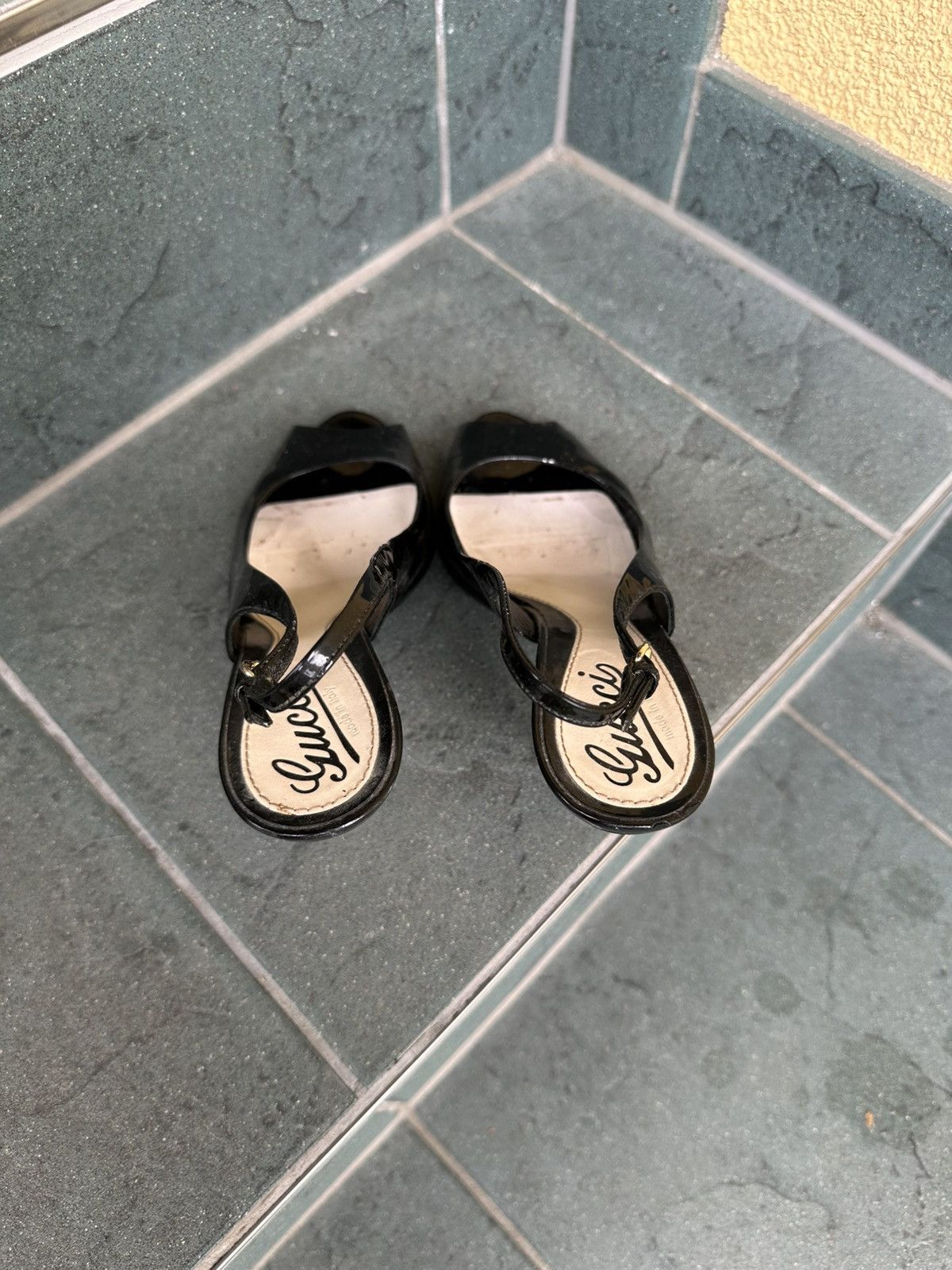 Gucci Gucci Heels Pumps Vintage Rare Black Luxury Shoes Size US 5.5 / IT 35.5 - 9 Thumbnail