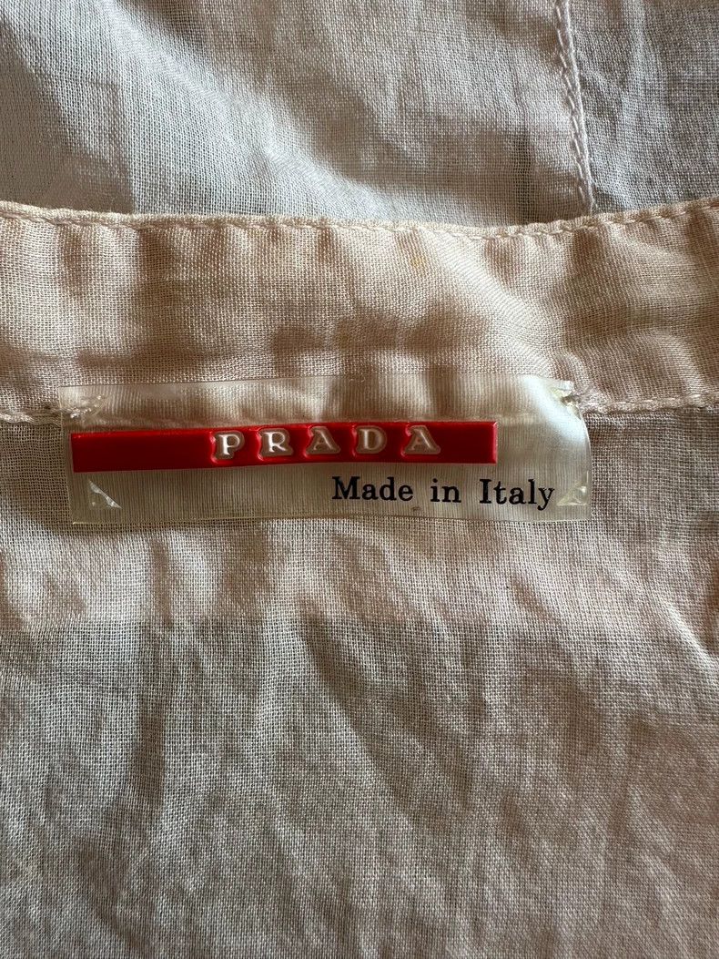 Prada Prada Light and thin women's short-sleeved shirt 2501-Nexta Size L / US 10 / IT 46 - 3 Thumbnail