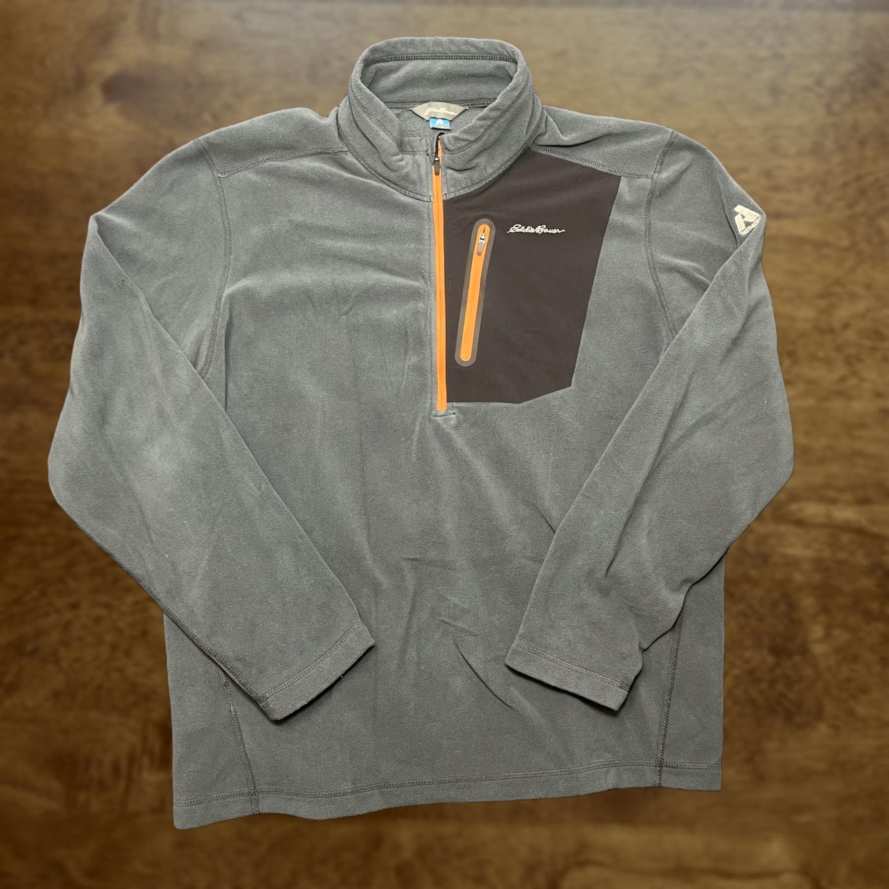 Eddie Bauer Eddie Bauer First Ascent Sweater Mens L Gray Colorblock 1/4 Zip Fleece Top Size US L / EU 52-54 / 3 - 1 Thumbnail