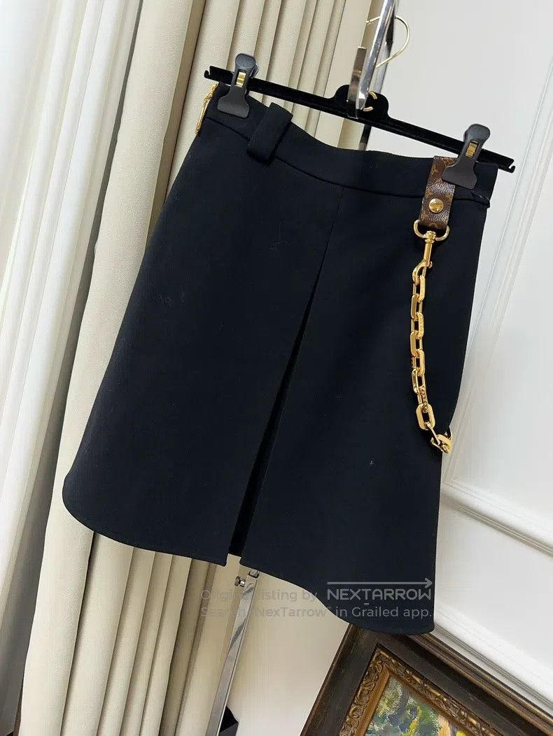 Louis Vuitton Louis Vuitton Thick Chain Hanging Black Old Flower Button Size 35" - 6 Thumbnail