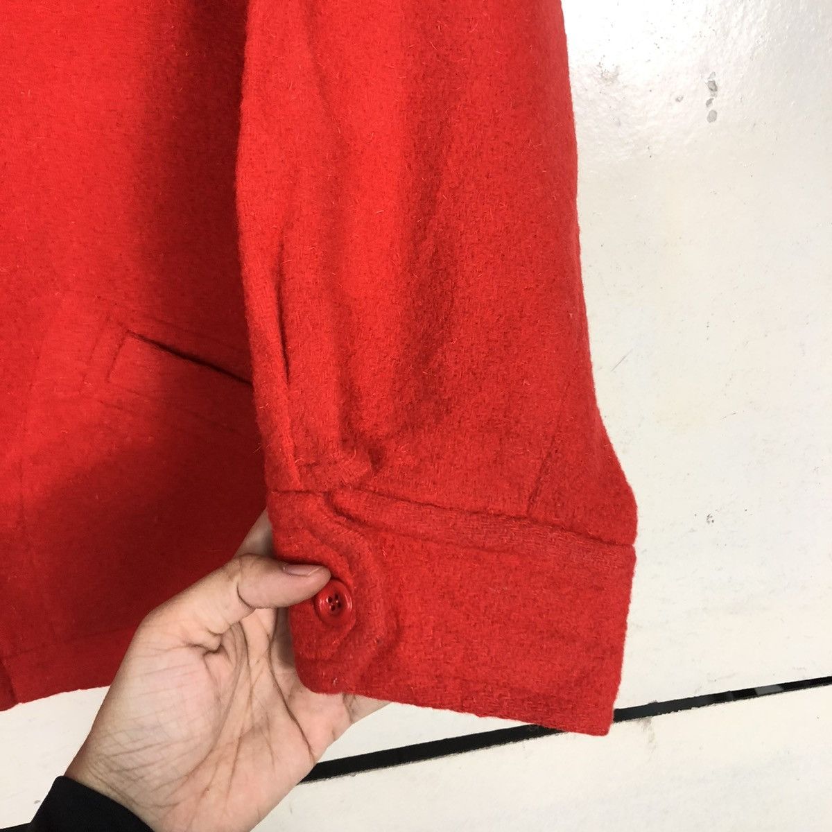 Japanese Brand 🔥VINTAGE WOOL BUTTON JACKET CANDY BOX ISSEY MIYAKE Size US M / EU 48-50 / 2 - 17 Thumbnail