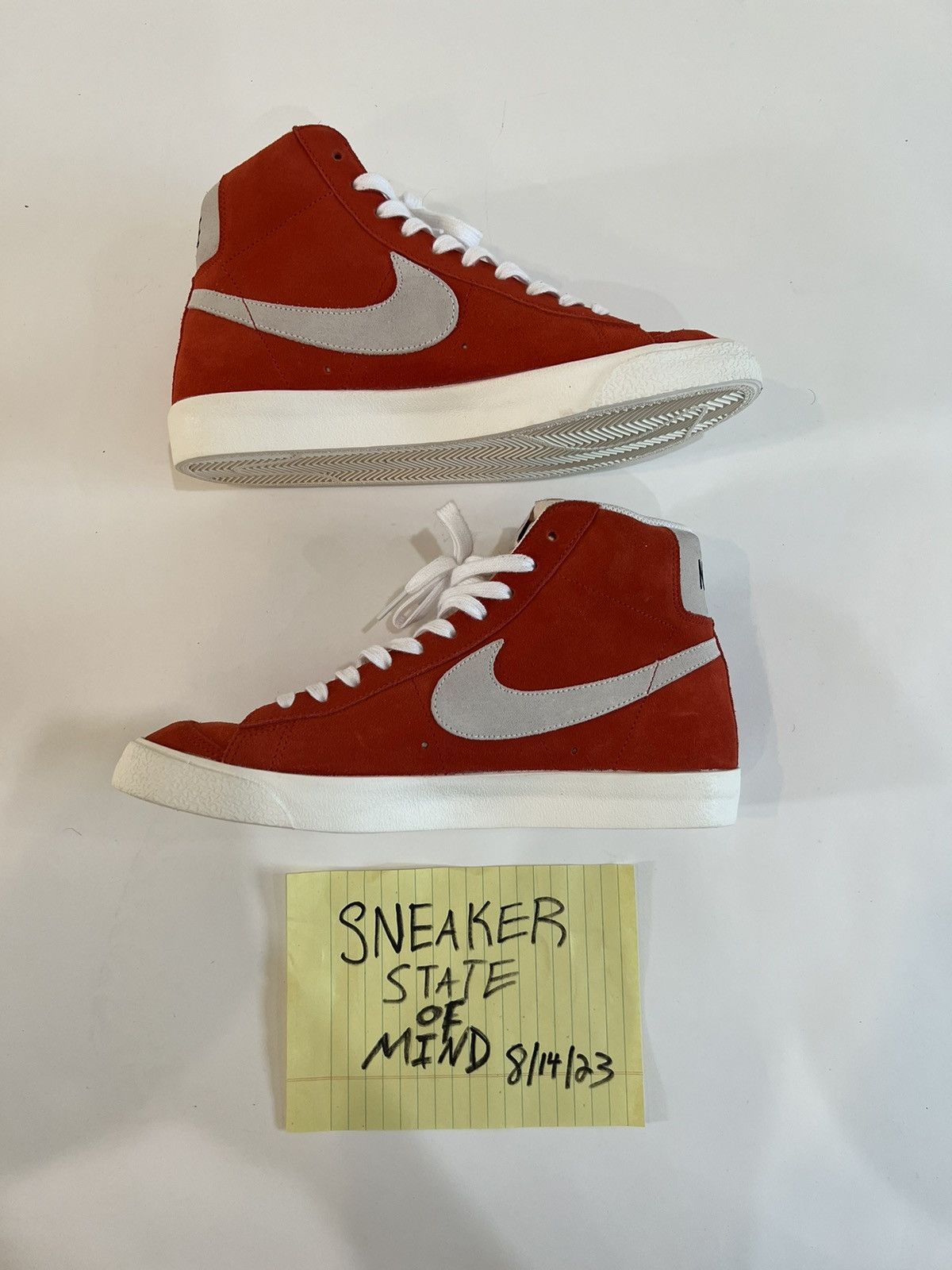 Nike × Vintage NIKE BLAZER MID ‘77 SUEDE “HABANERO RED” SIZE: 9. Worn 1x Size US 9 / EU 42 - 2 Thumbnail