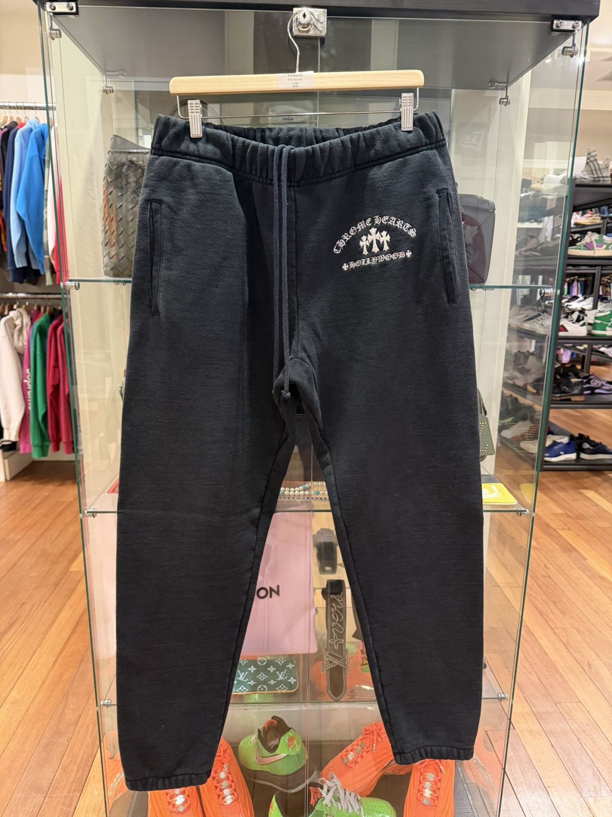 Chrome Hearts Chrome Hearts Sail on Sweatpants - Black Size US 34 / EU 50 - 1 Thumbnail